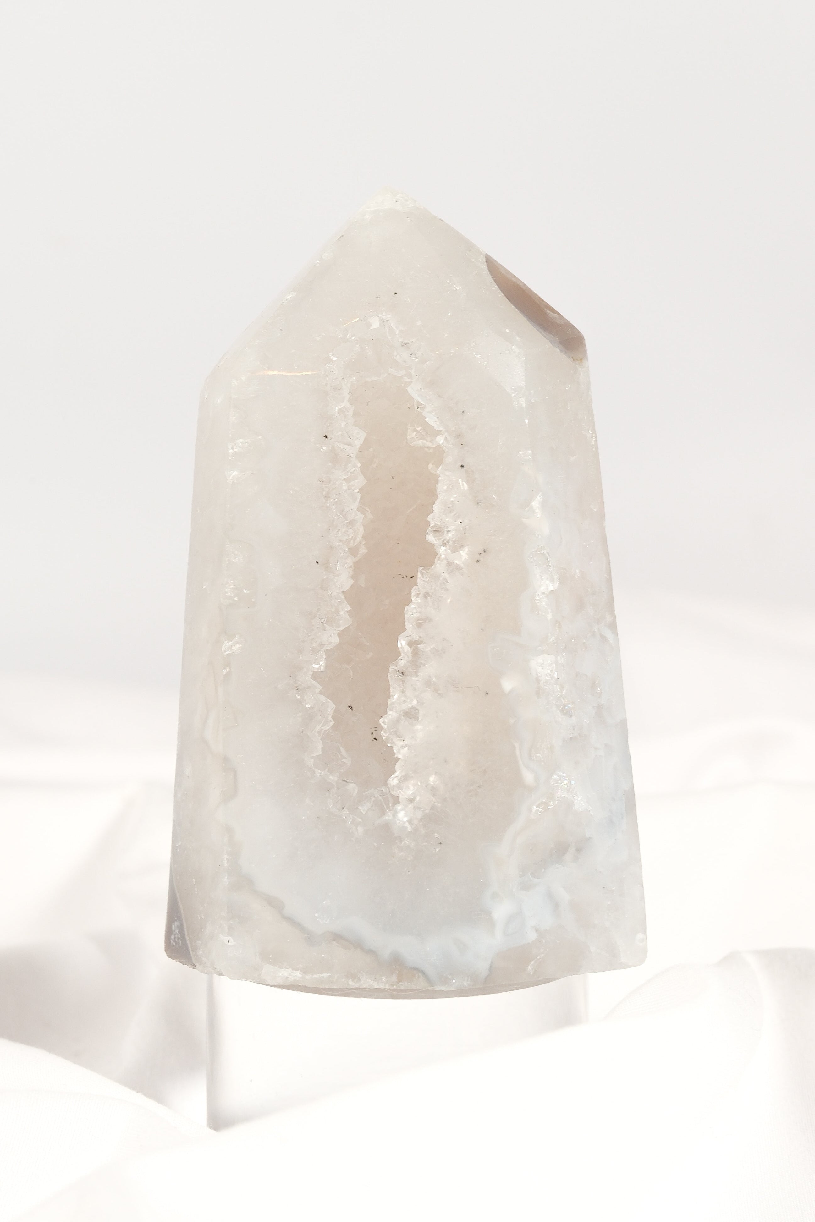 Druzy Agate Tower