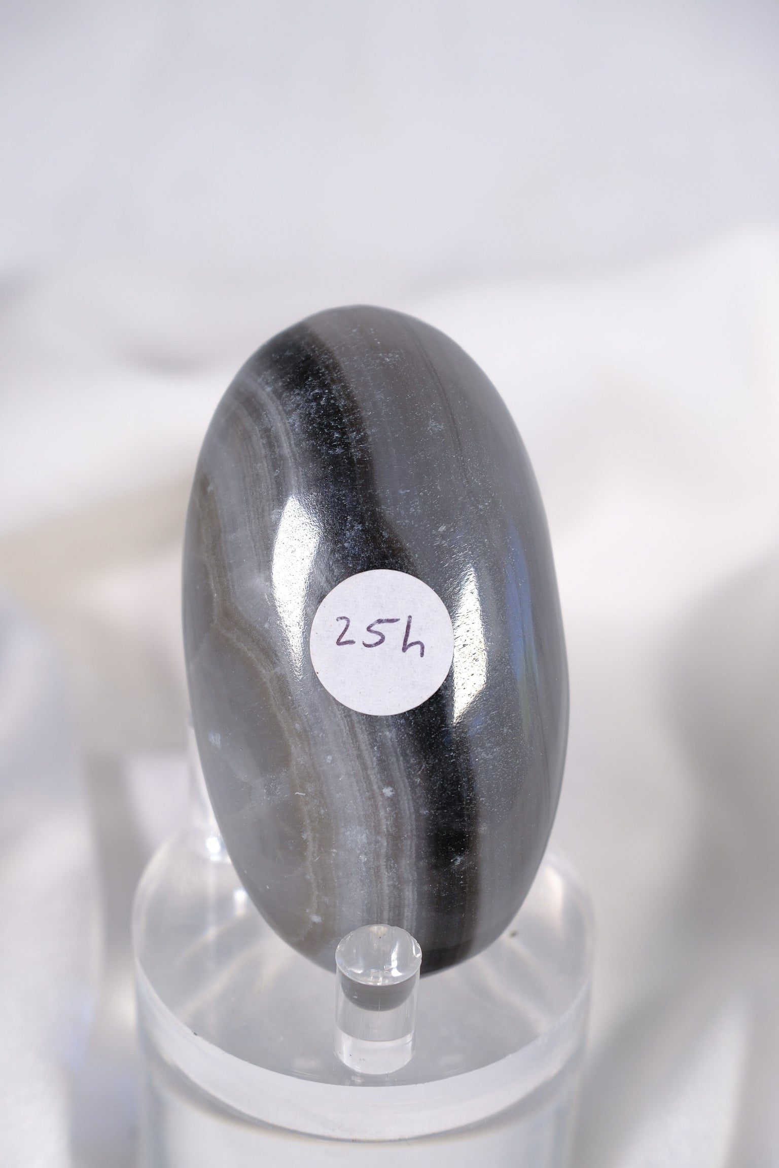 Grey Calcite Palmstone