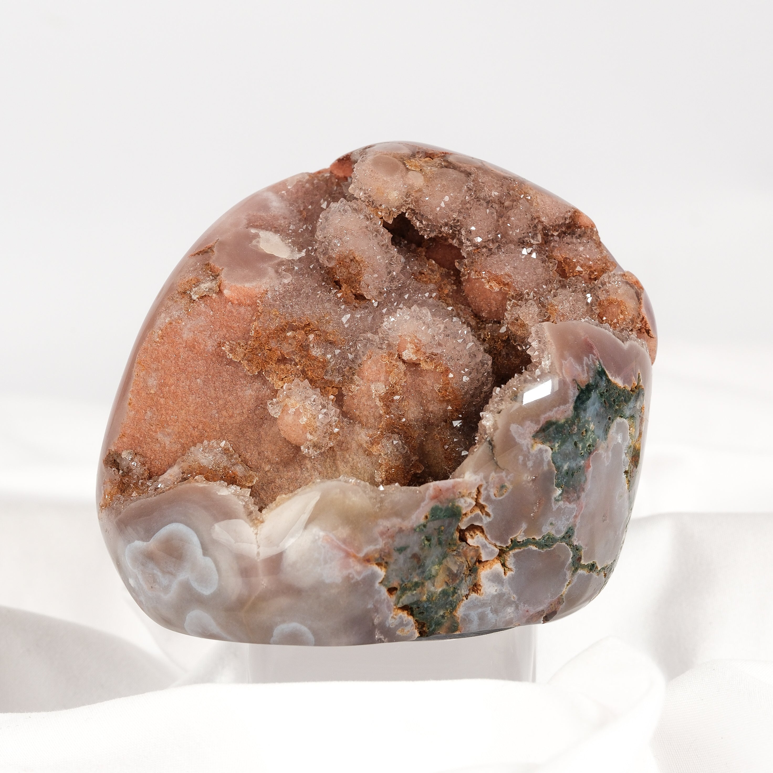 Pink Amethyst Freeform Cutbase