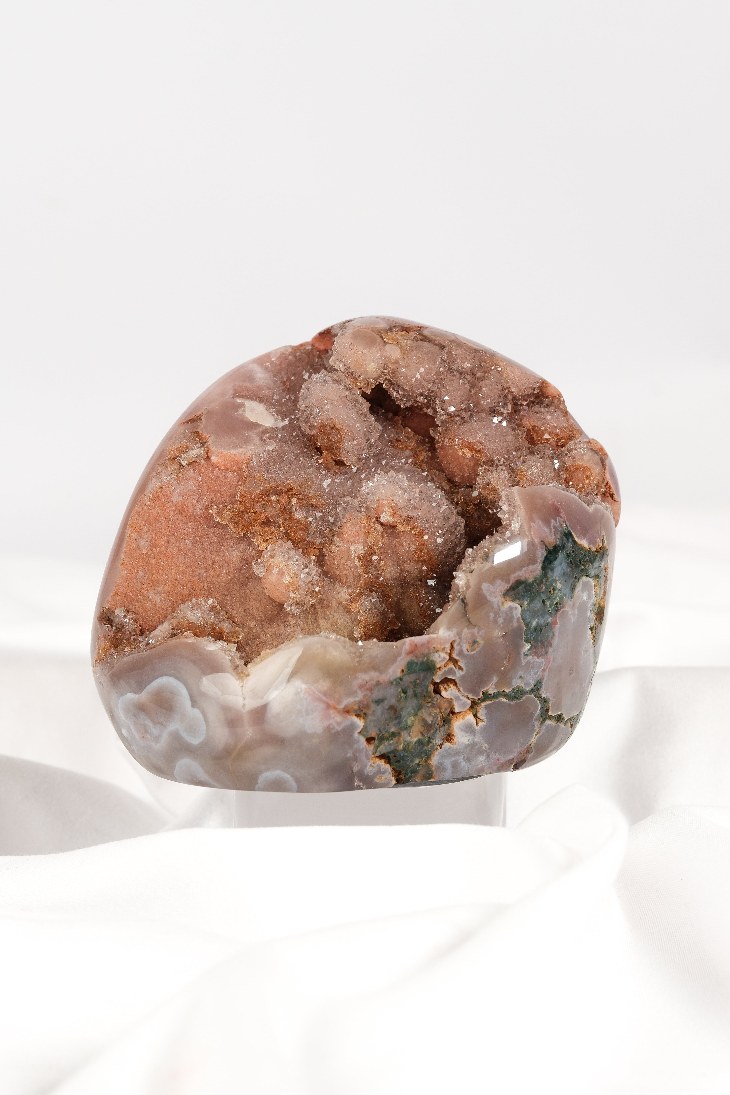 Pink Amethyst Freeform Cutbase