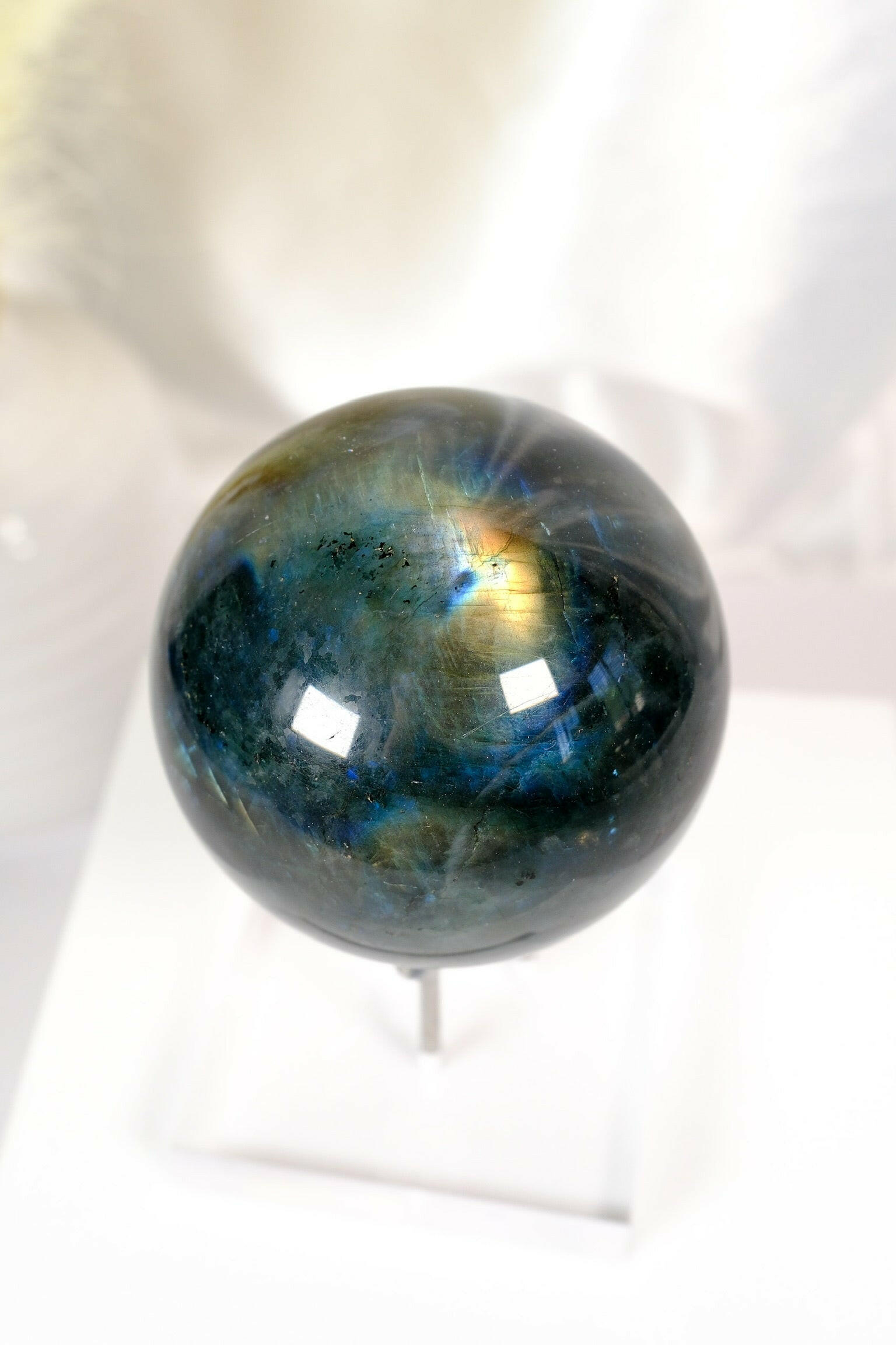 Labradorite Sphere Healing Crystal.
