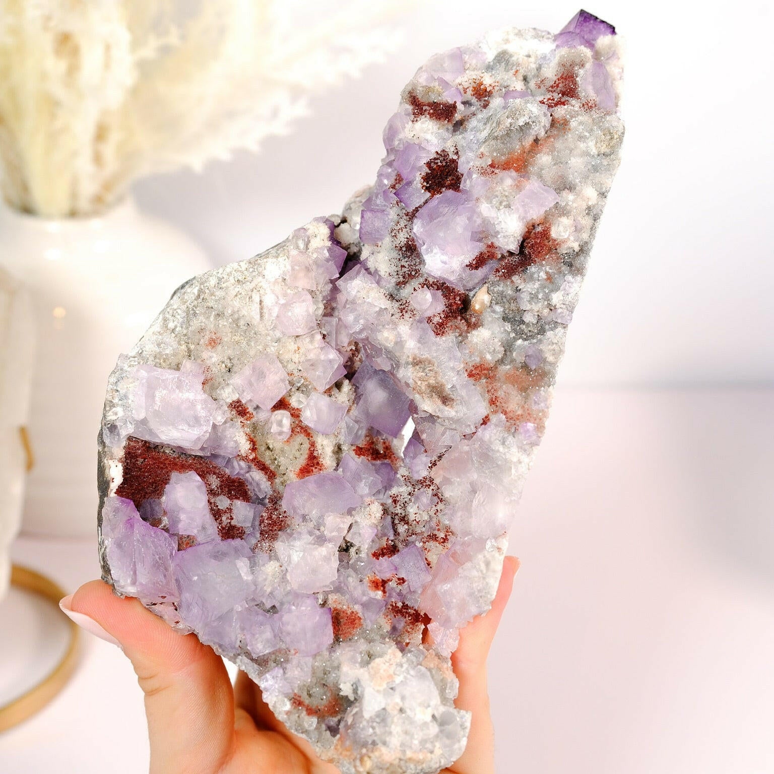 El Filo Fluorite Cluster Healing Crystal.