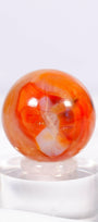 Carnelian Sphere Healing Crystal.