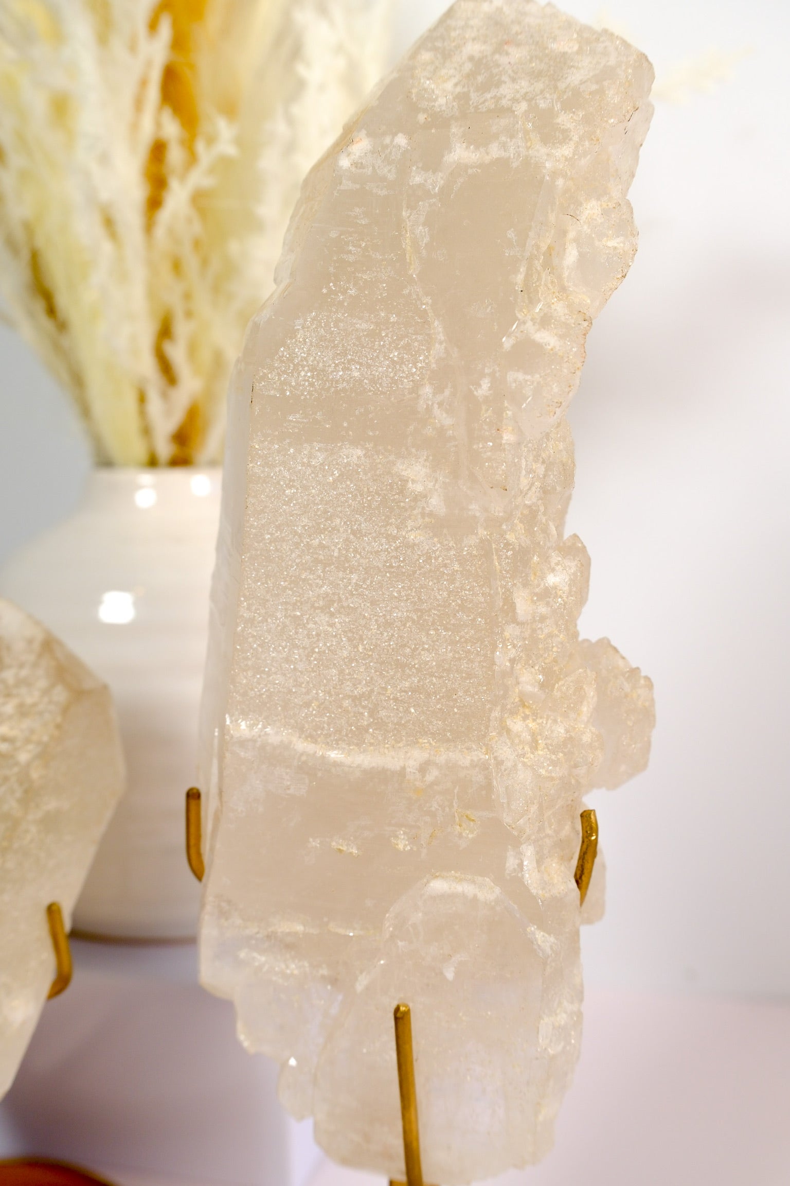 Elestial Lemurian Quartz on Stand