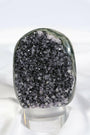 Black Amethyst Cutbase Healing Crystal.