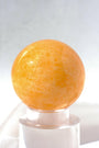 Mexican Orange Calcite Sphere Healing Crystal.
