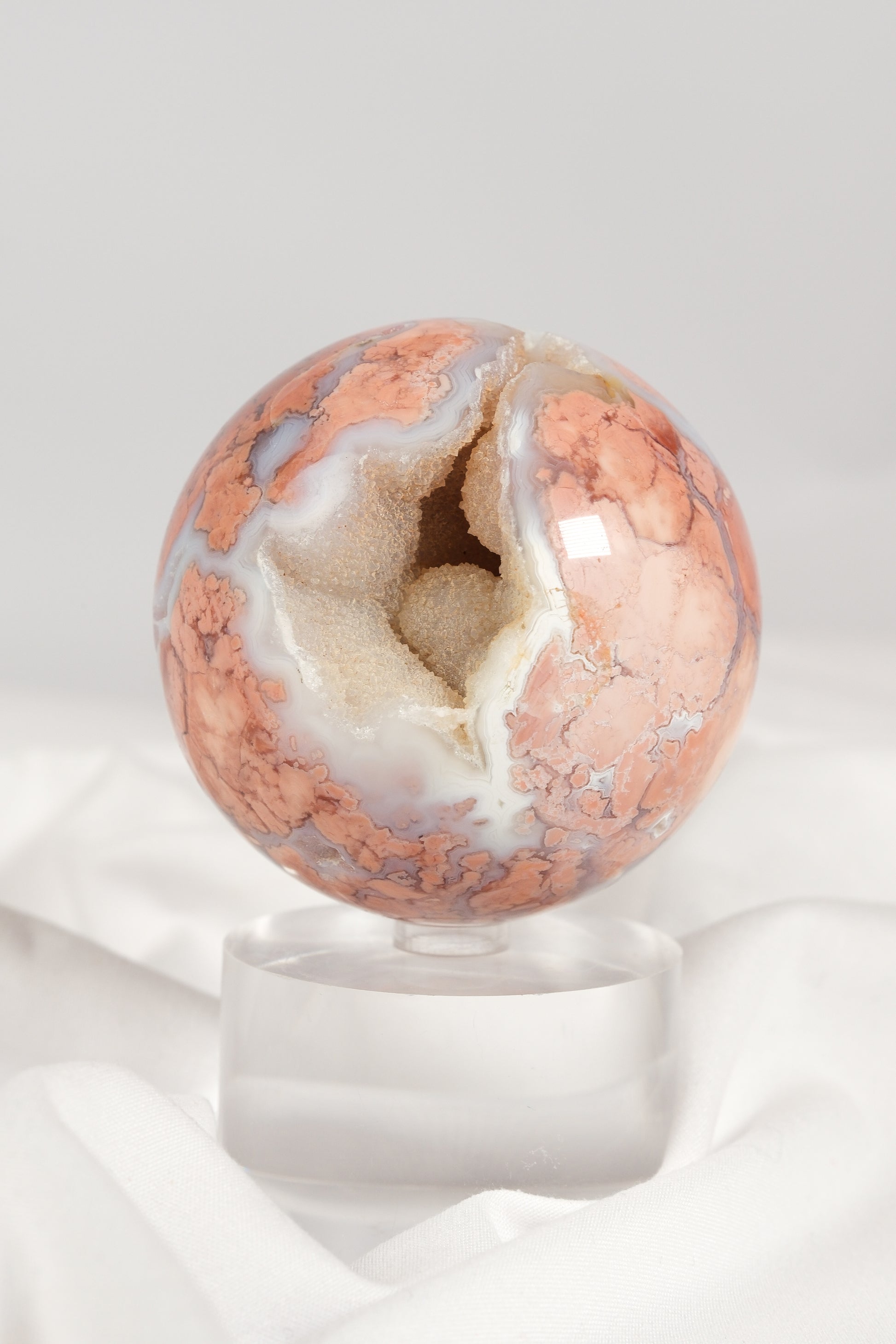 Pink Agate Sphere