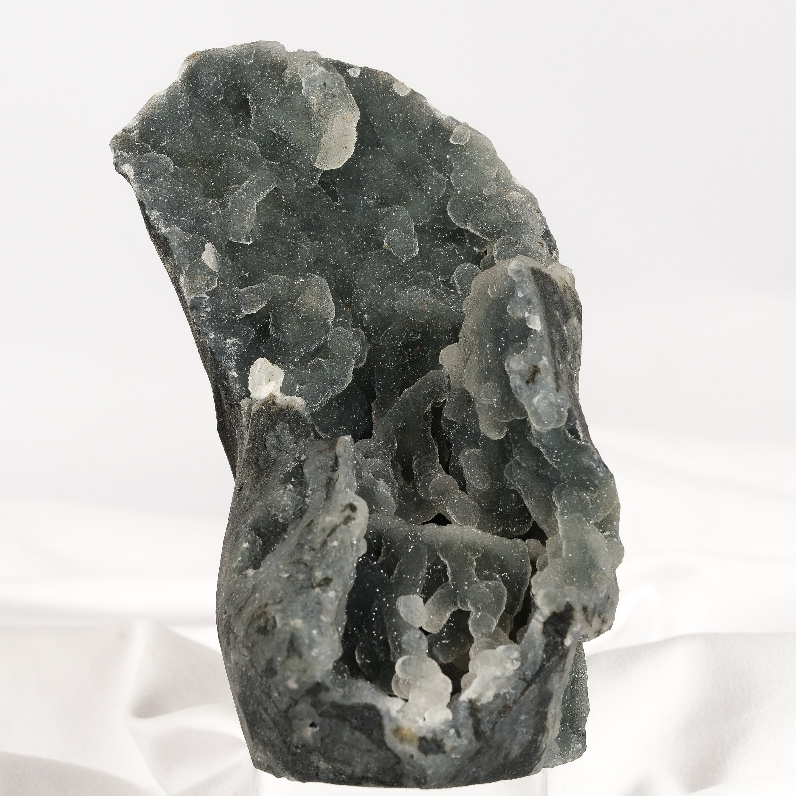Botroyoidal Black Chalcedony Cutbase