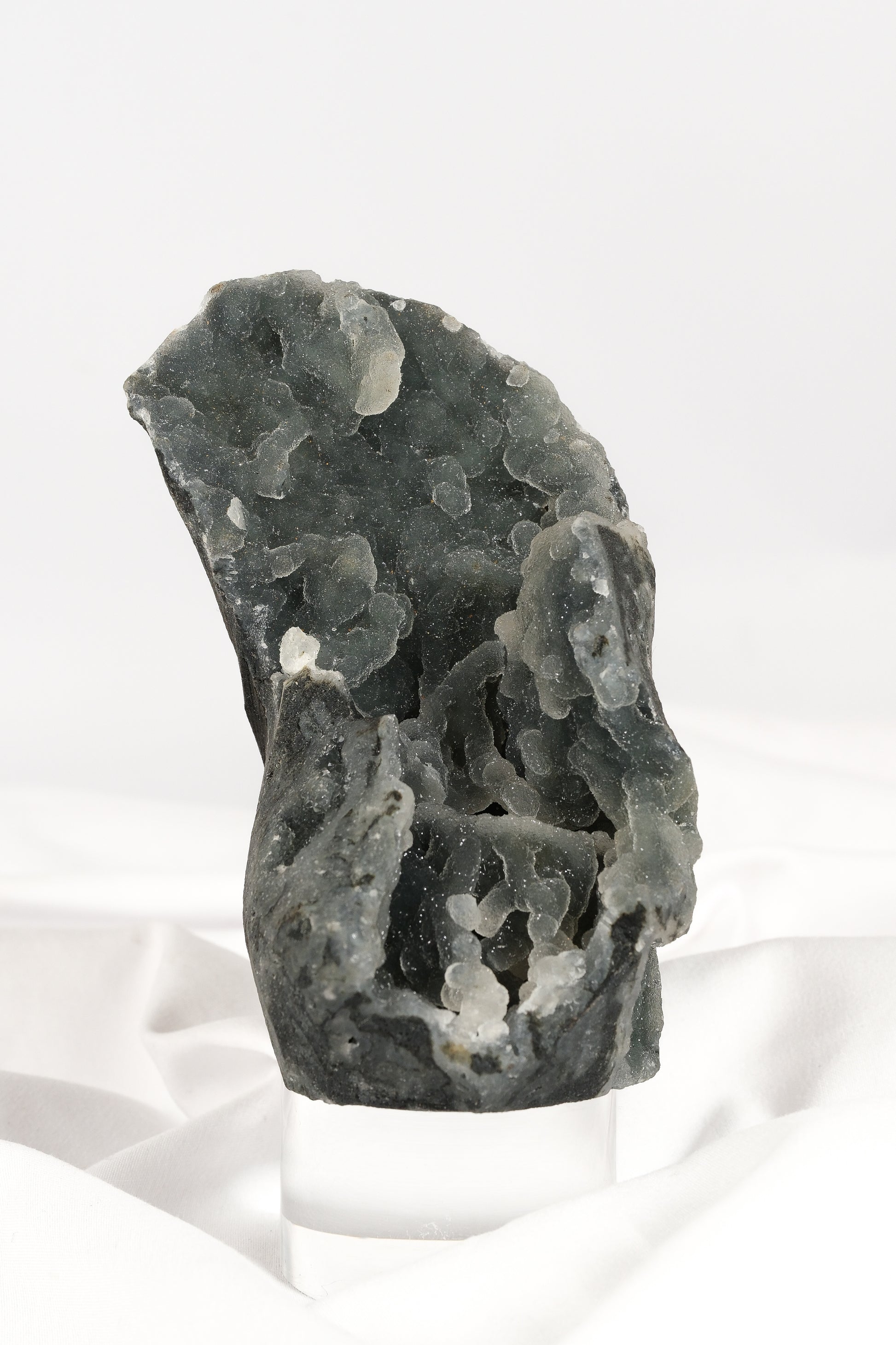 Botroyoidal Black Chalcedony Cutbase