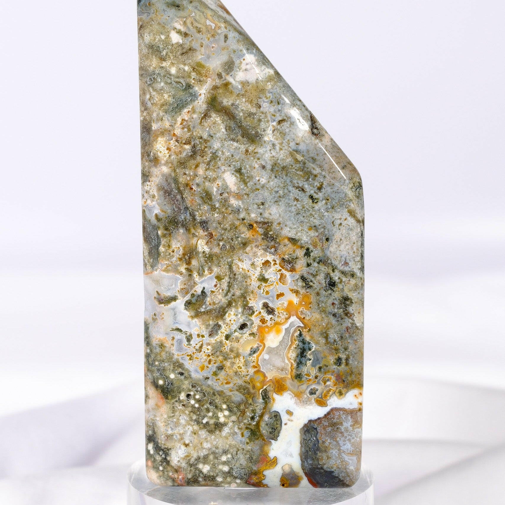 Ocean Jasper Freeform Healing Crystal.
