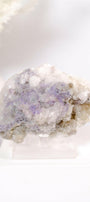 Selenite With Fluorite Cluster Healing Crystal.