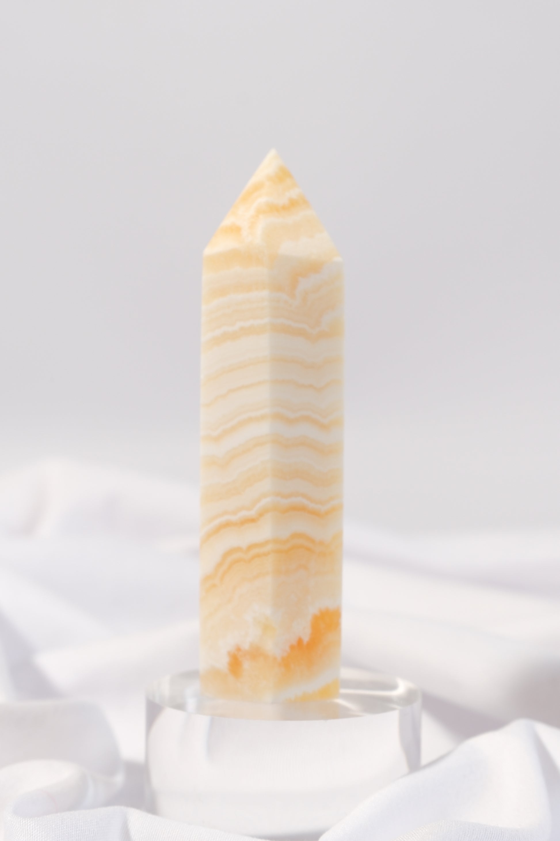 Orange Calcite Tower