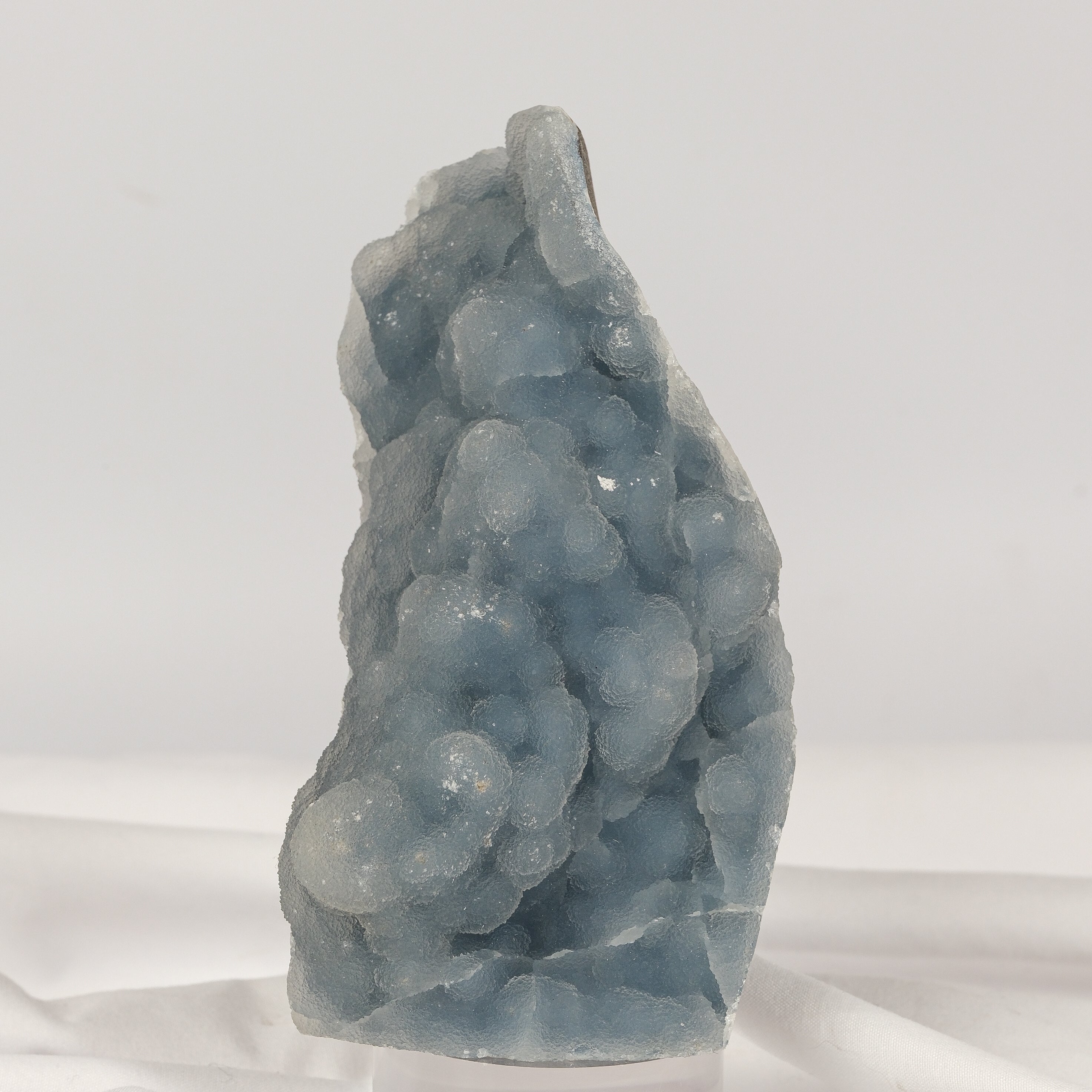 Botryoidal Blue Chalcedony Cutbase