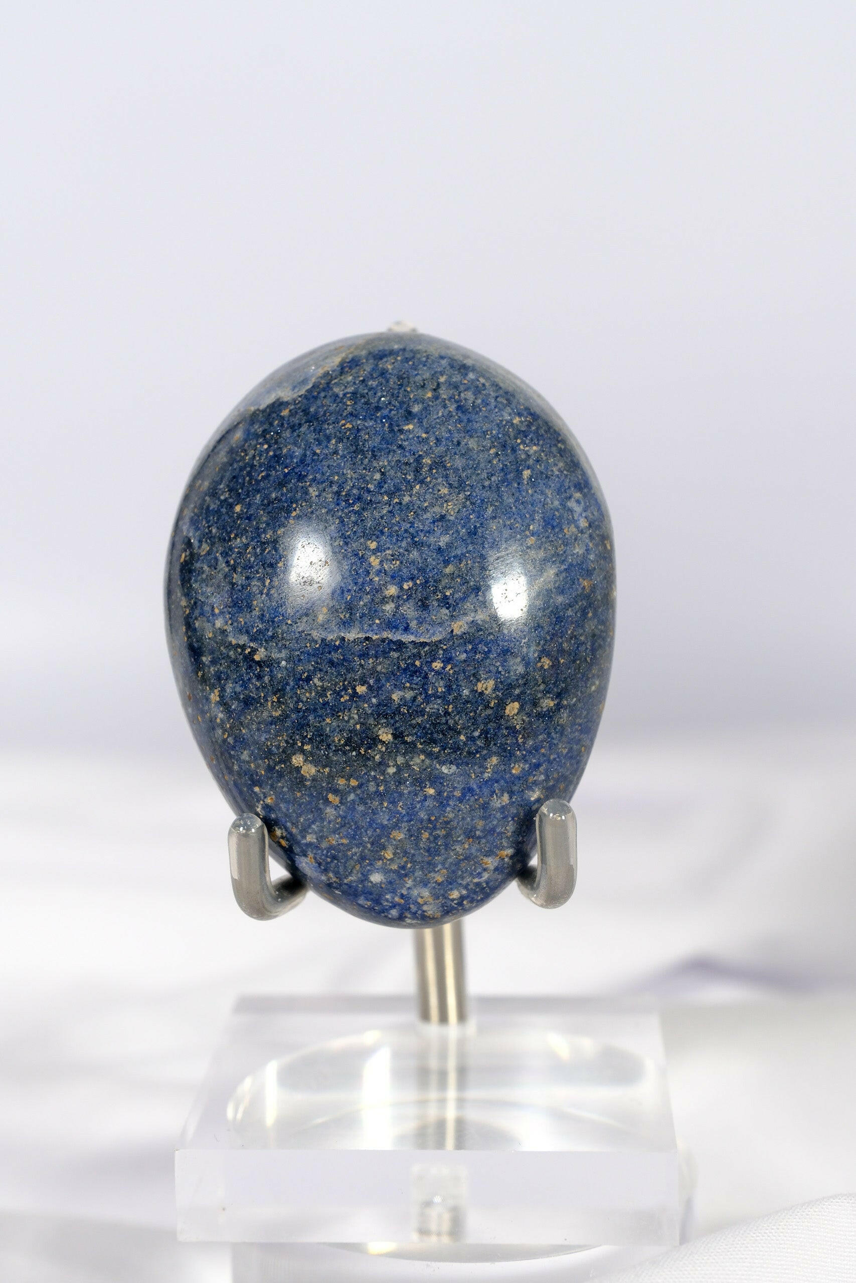 Lazulite Palmstone Healing Crystal.