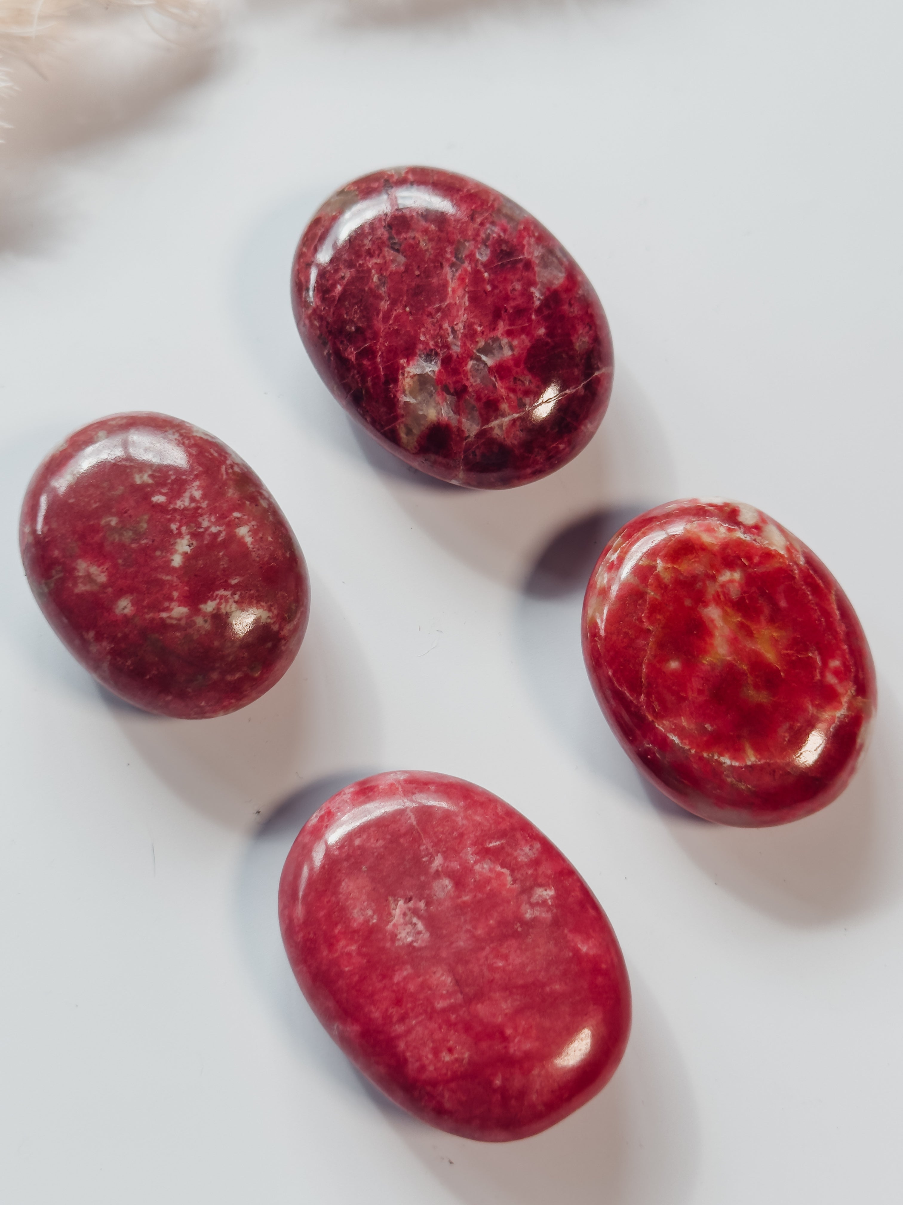 Thulite Palmstone