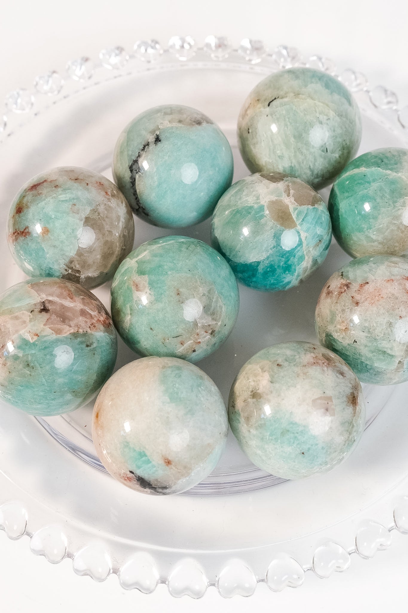 Amazonite Smoky Quartz Sphere