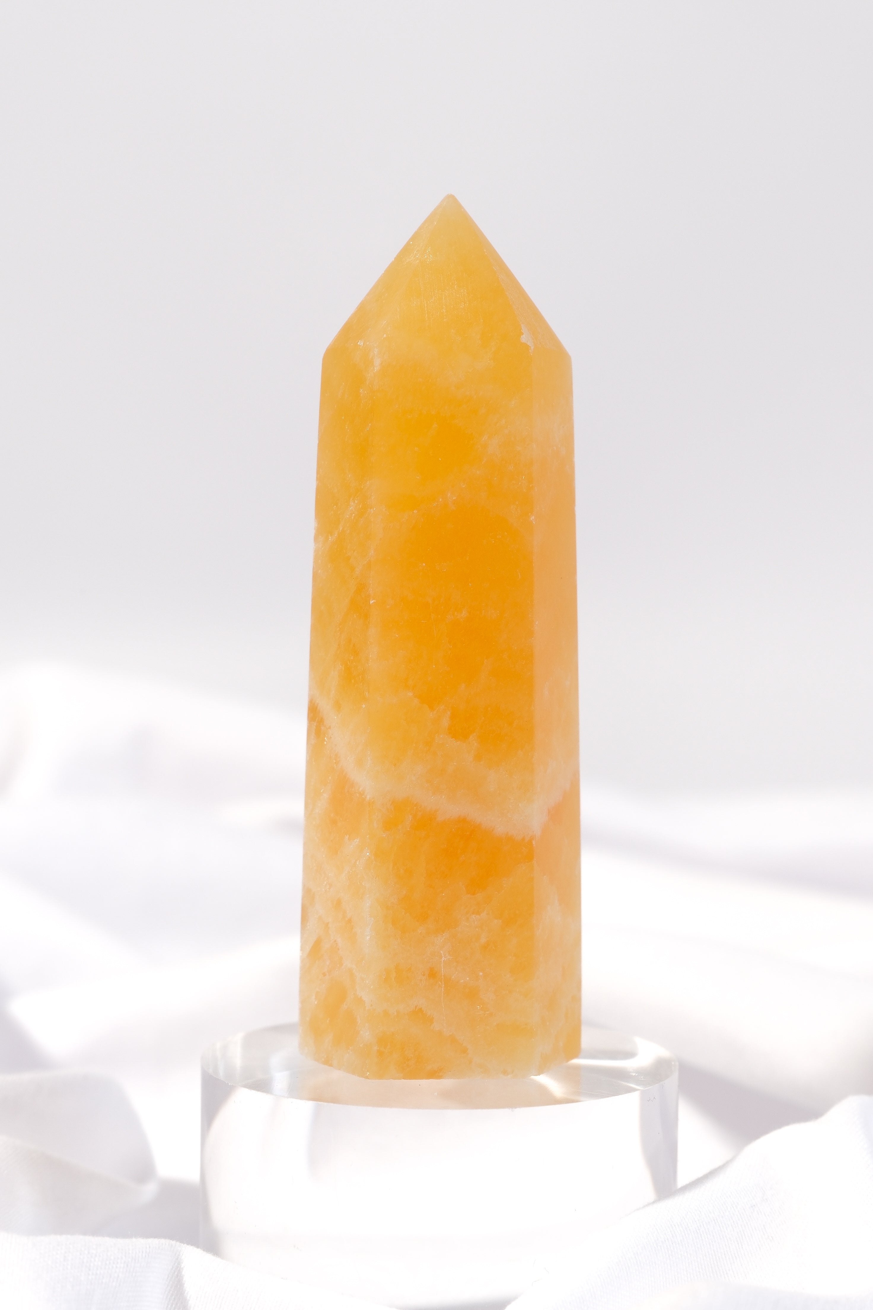 Orange Calcite Tower