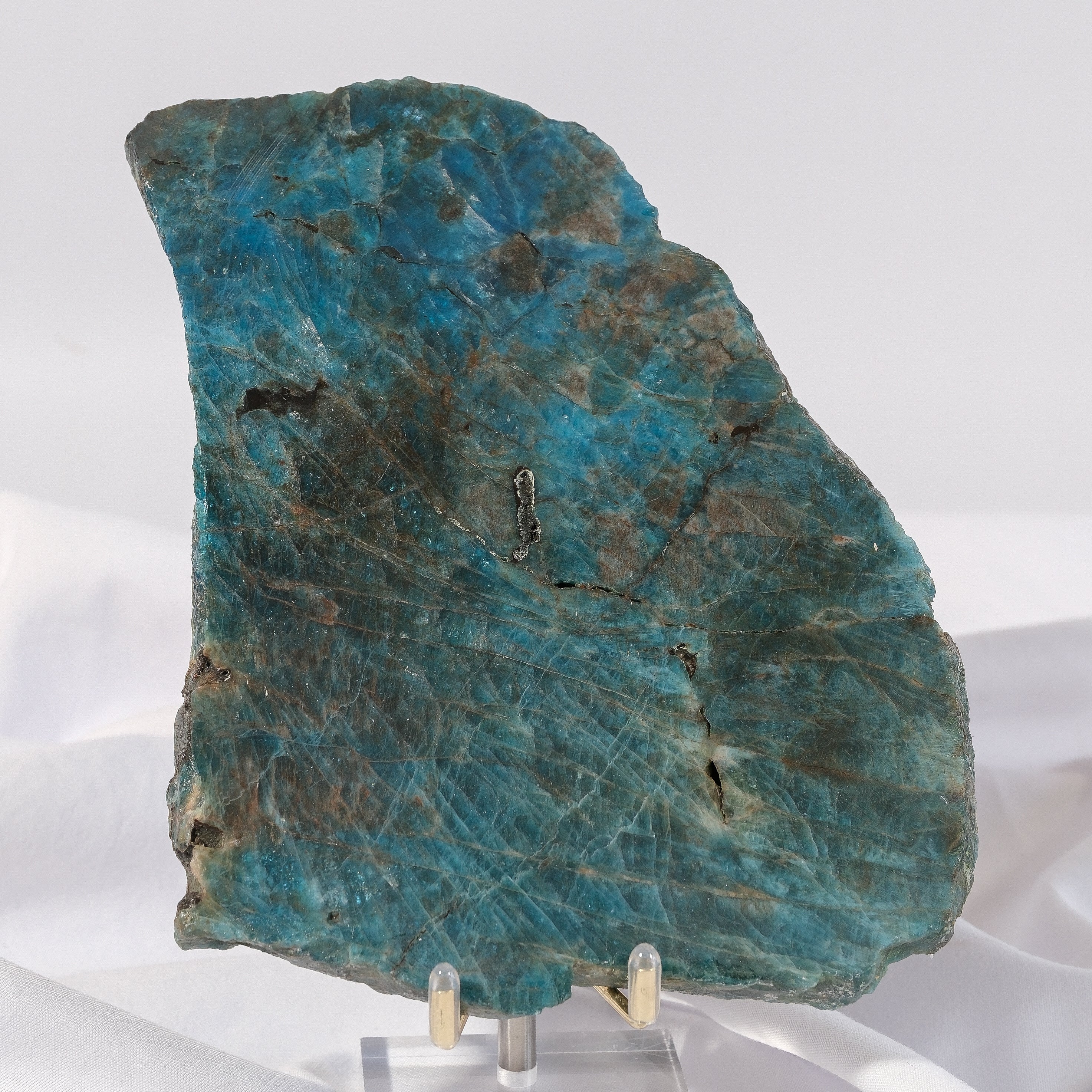 Blue Apatite Slab
