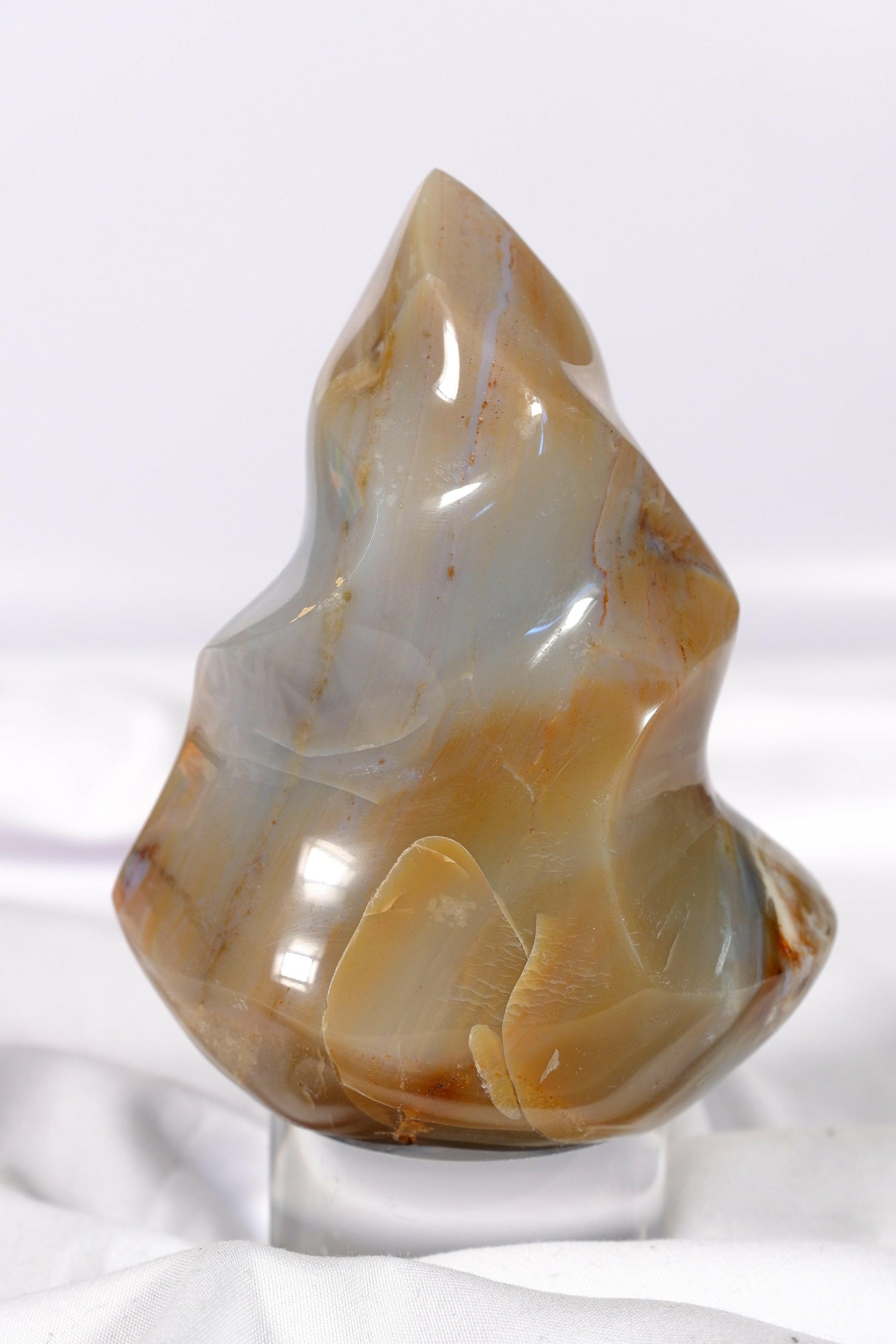 Ocean Jasper Flame Healing Crystal.