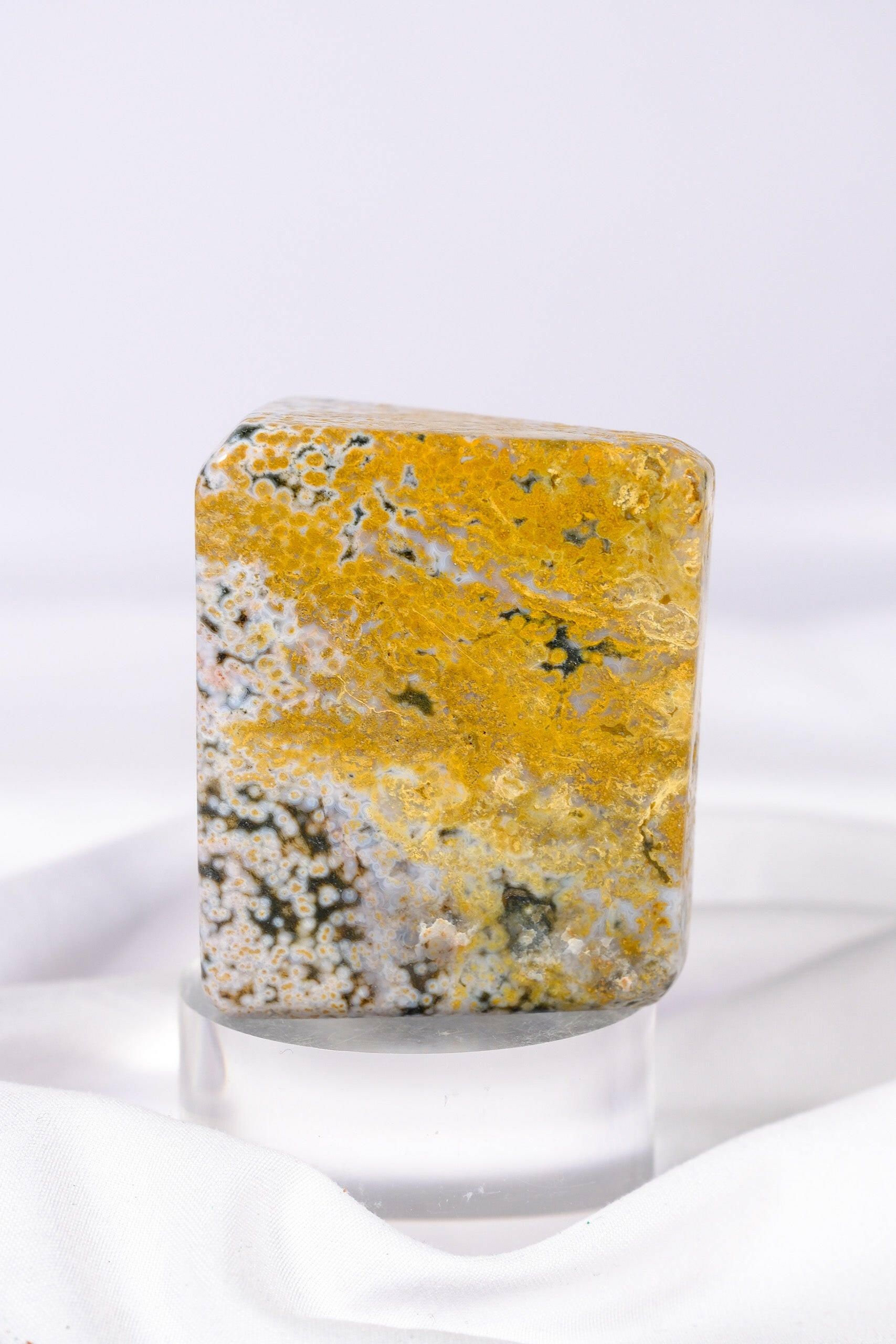 Ocean Jasper Freeform Healing Crystal.