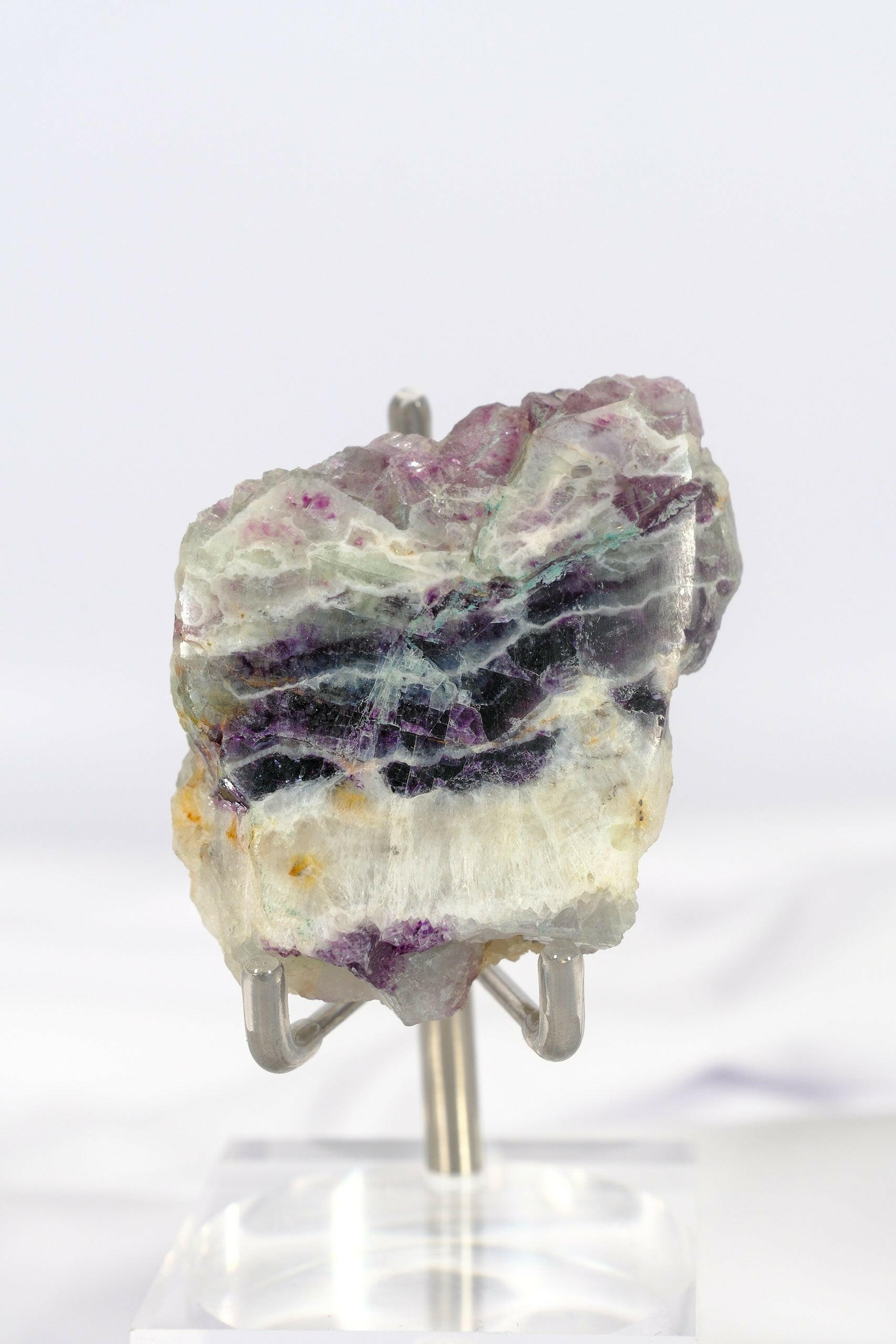 Watermelon Fluorite Polished Face Healing Crystal.