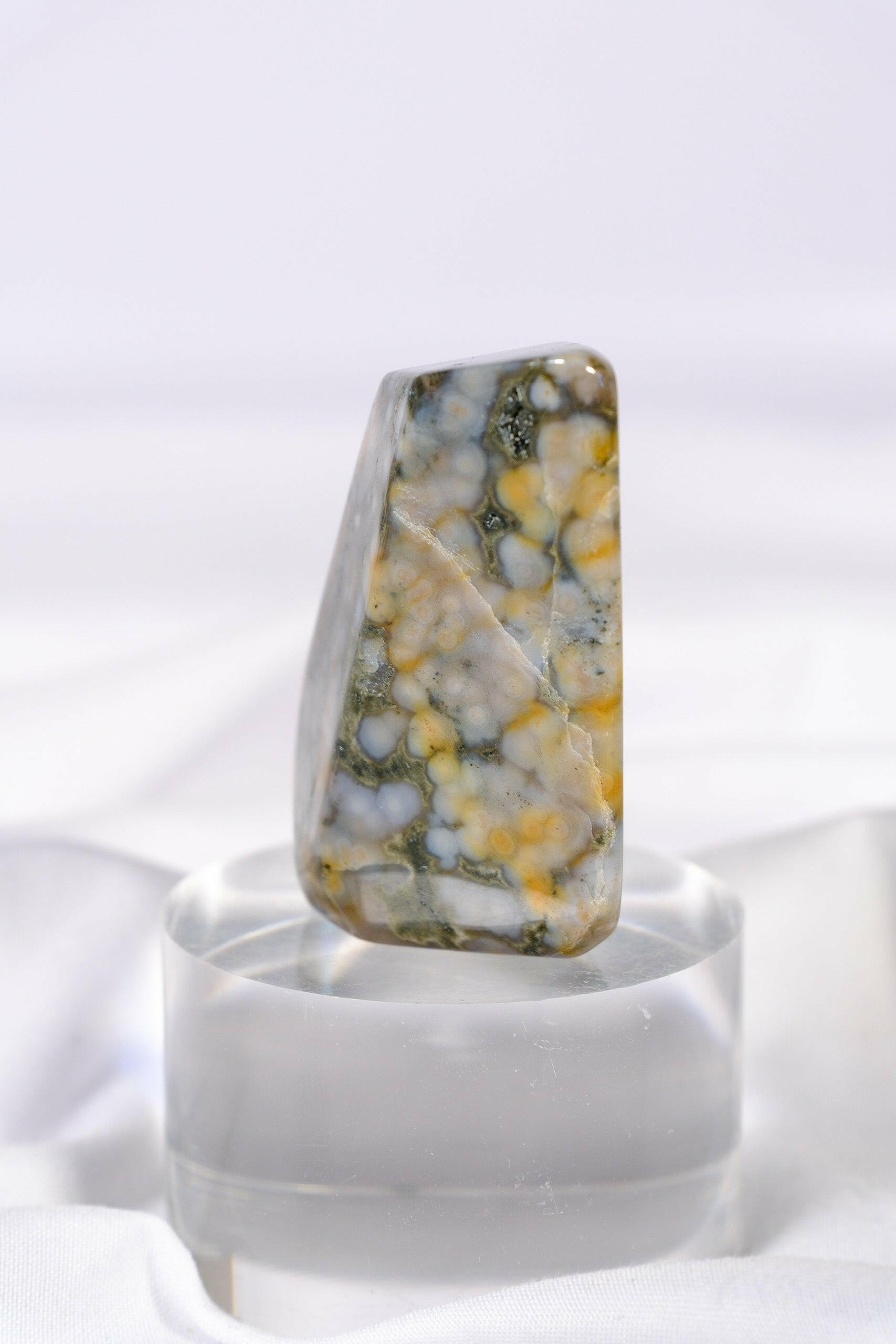 Ocean Jasper Freeform Healing Crystal.