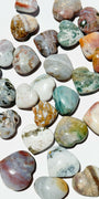 High Grade Ocean Jasper Heart Healing Crystal.
