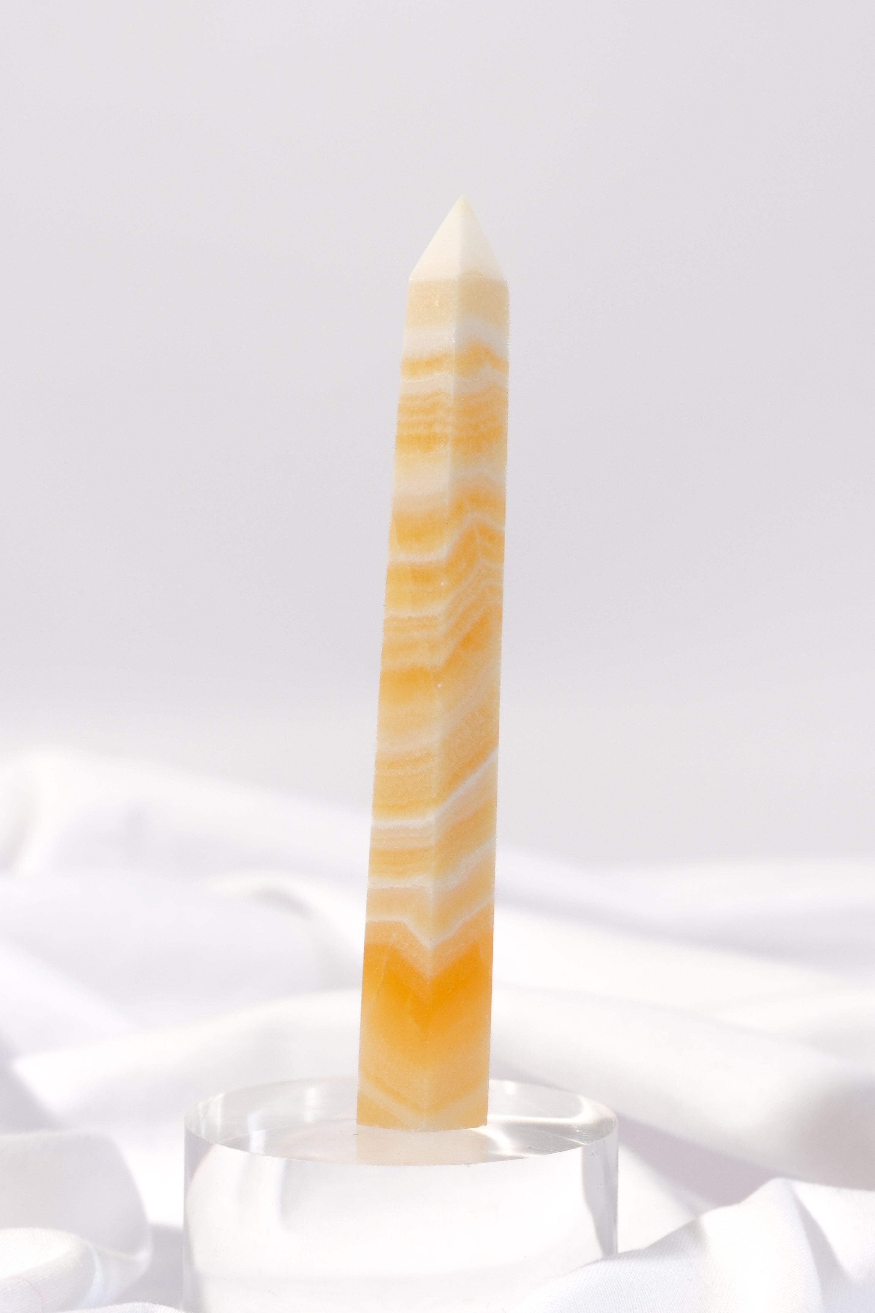 Orange Calcite Tower