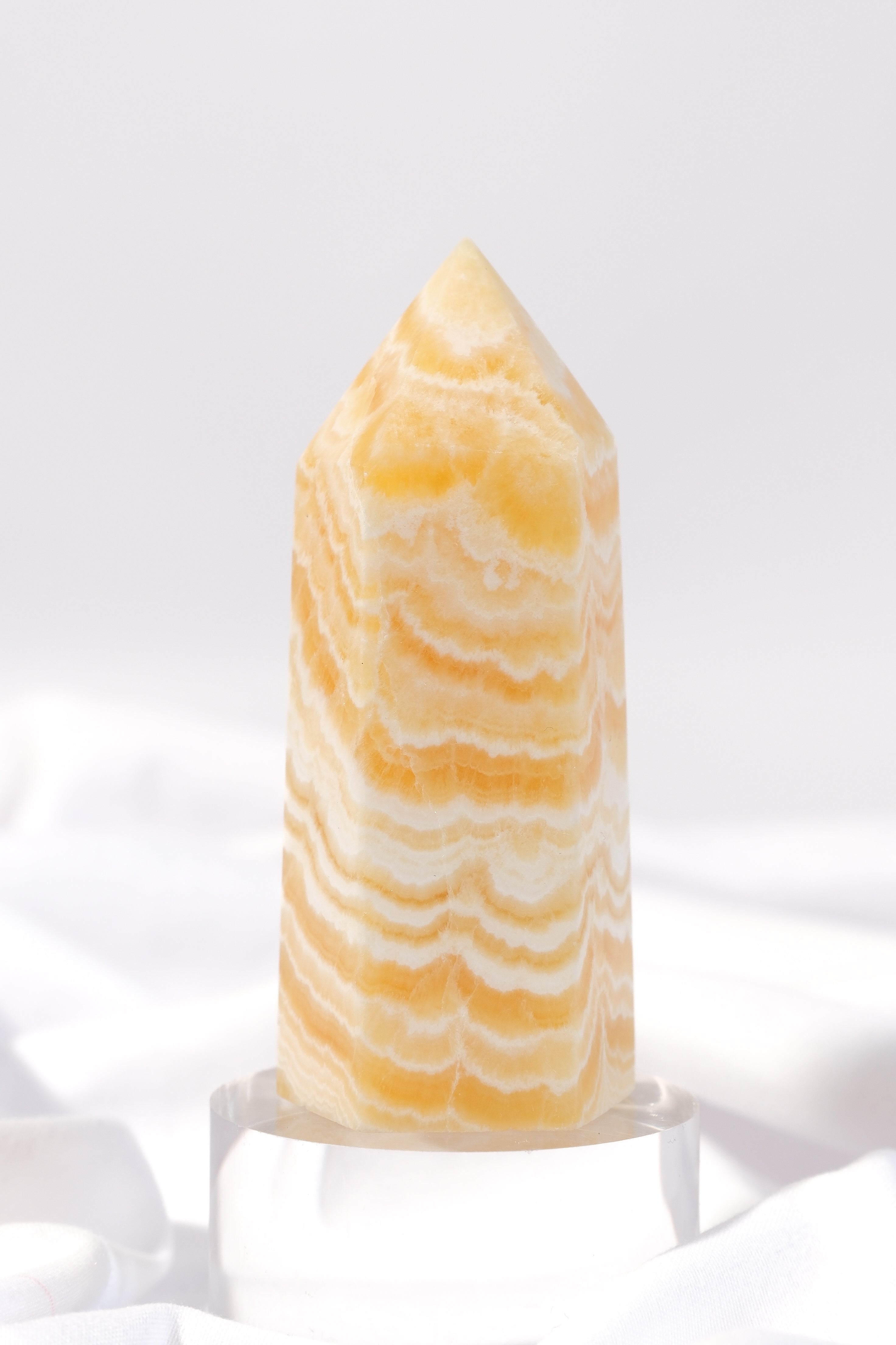 Orange Calcite Tower