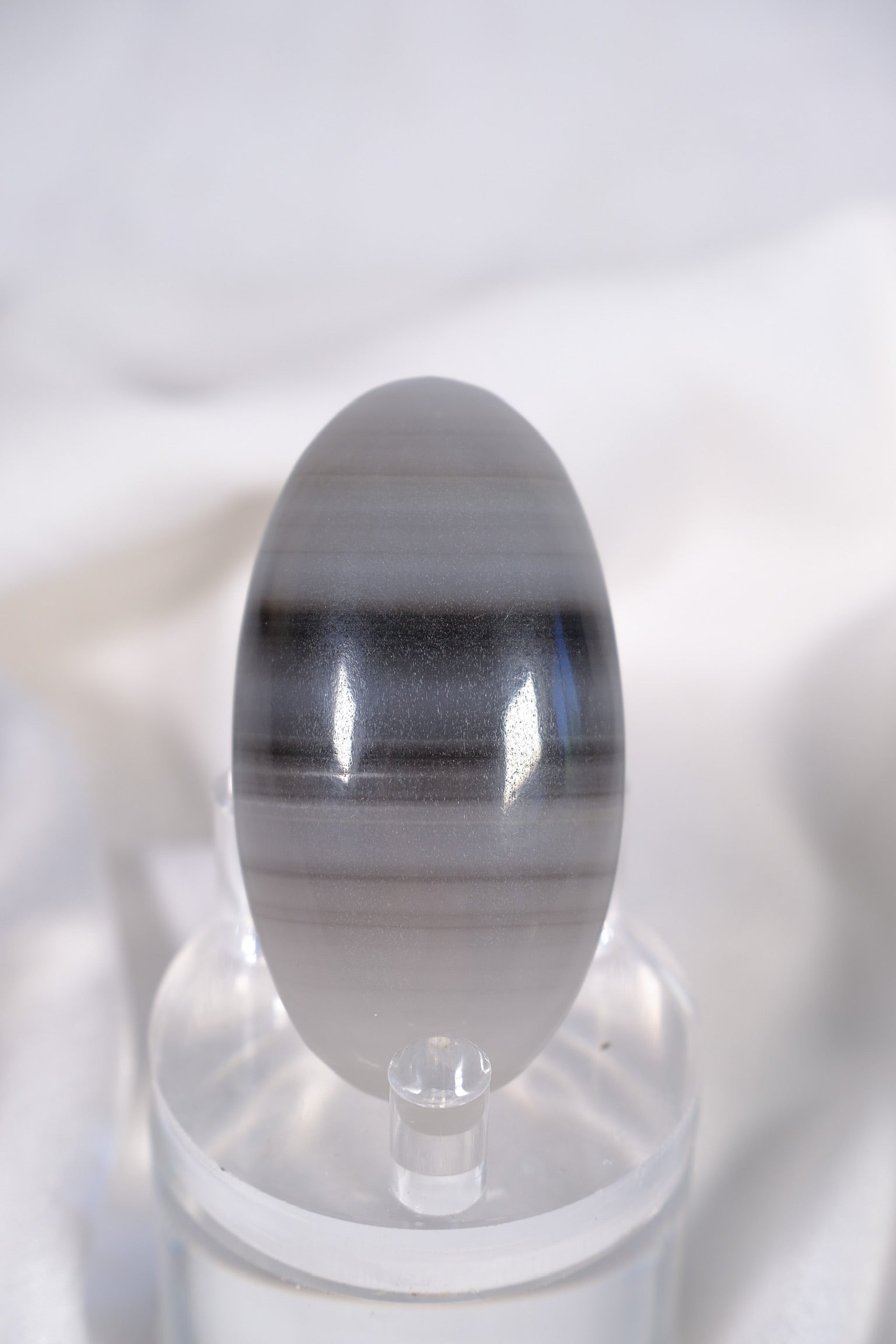 Grey Calcite Palmstone