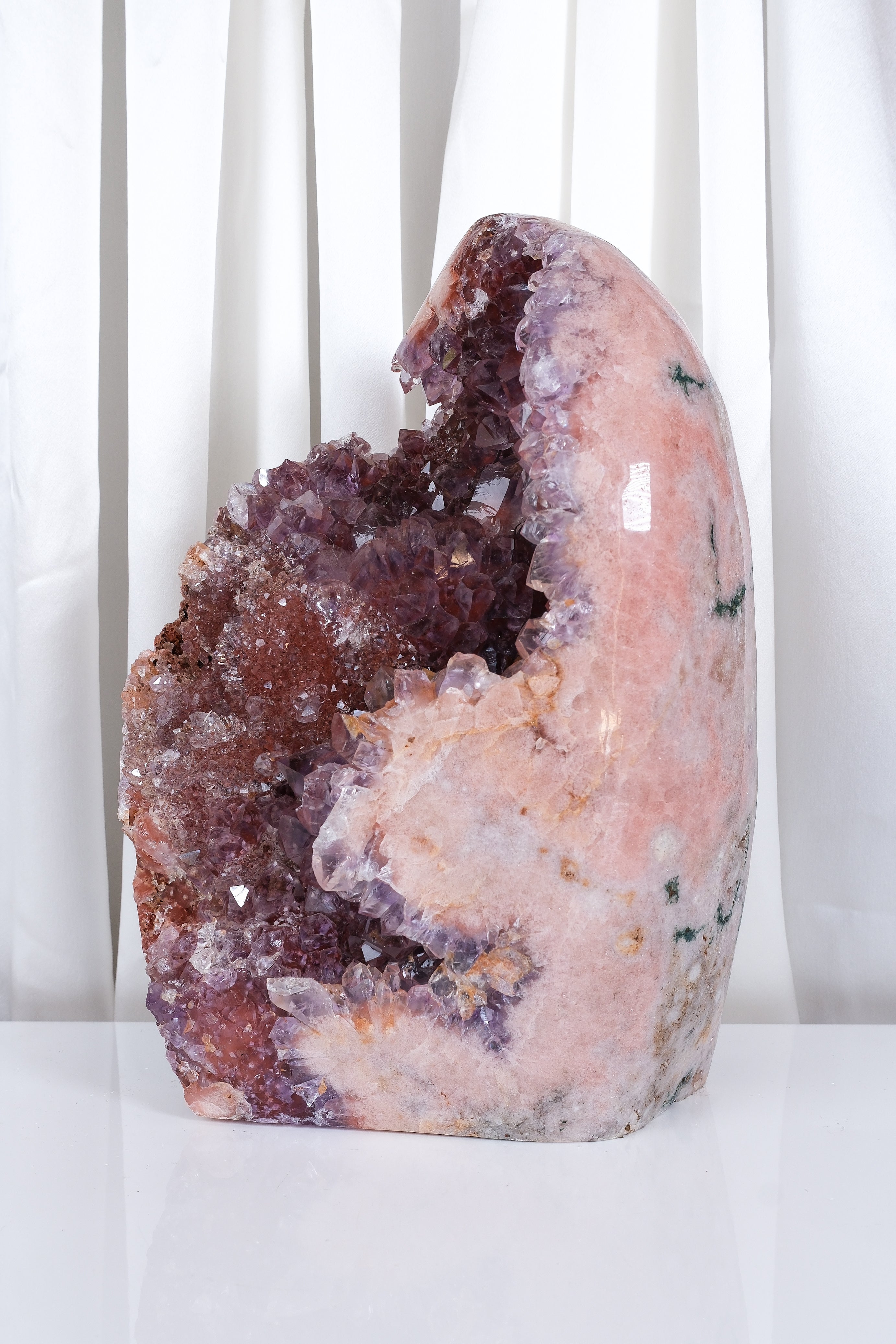 Pink Amethyst Freeform Cluster - High Quality