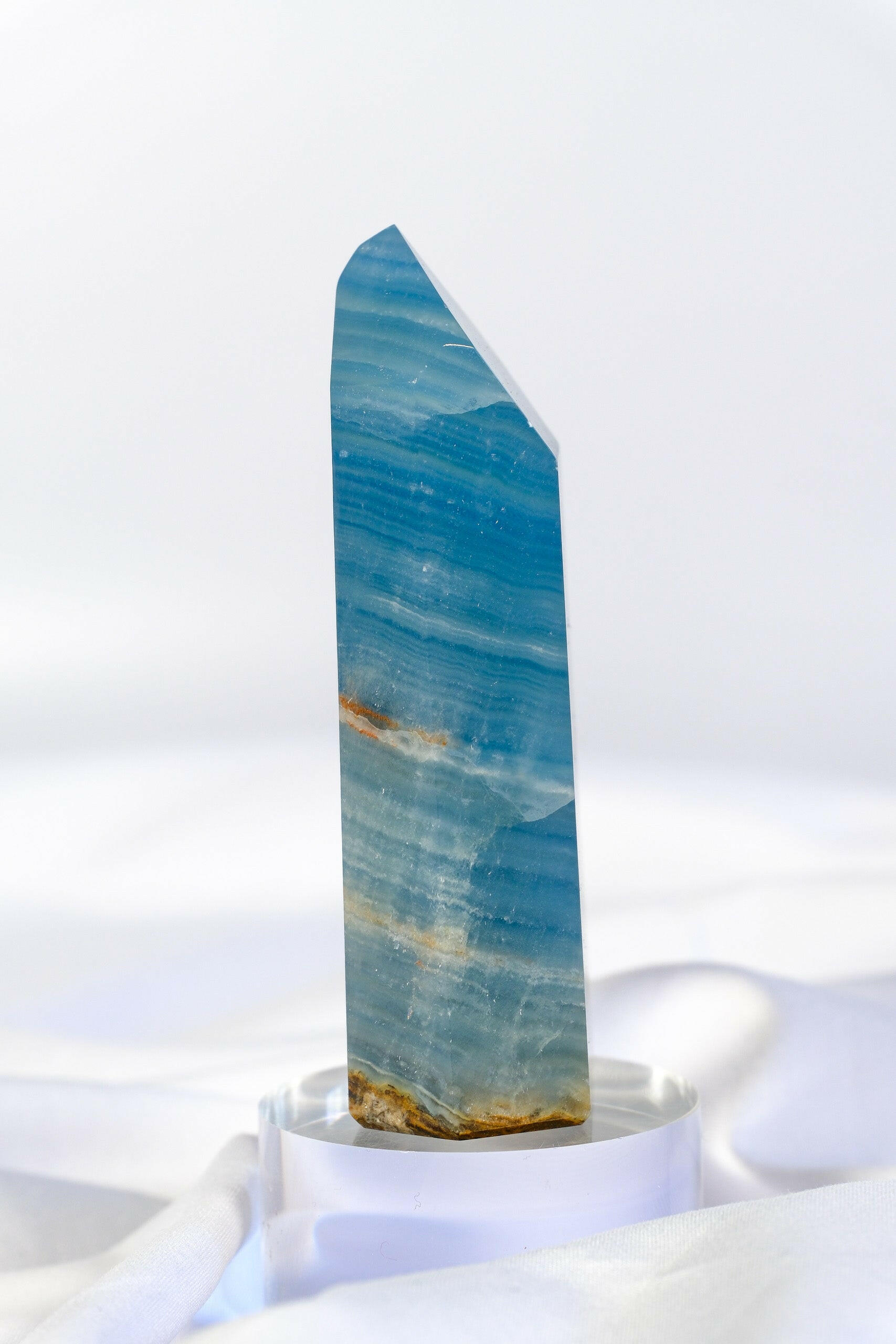 Blue Onyx Tower Healing Crystal.