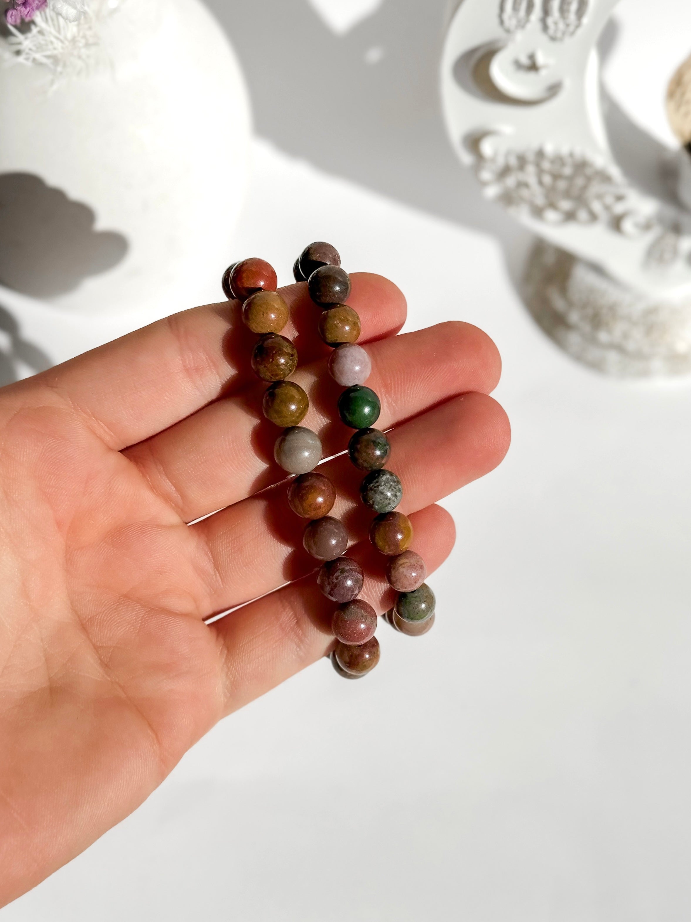 8mm Ocean Jasper Bracelet