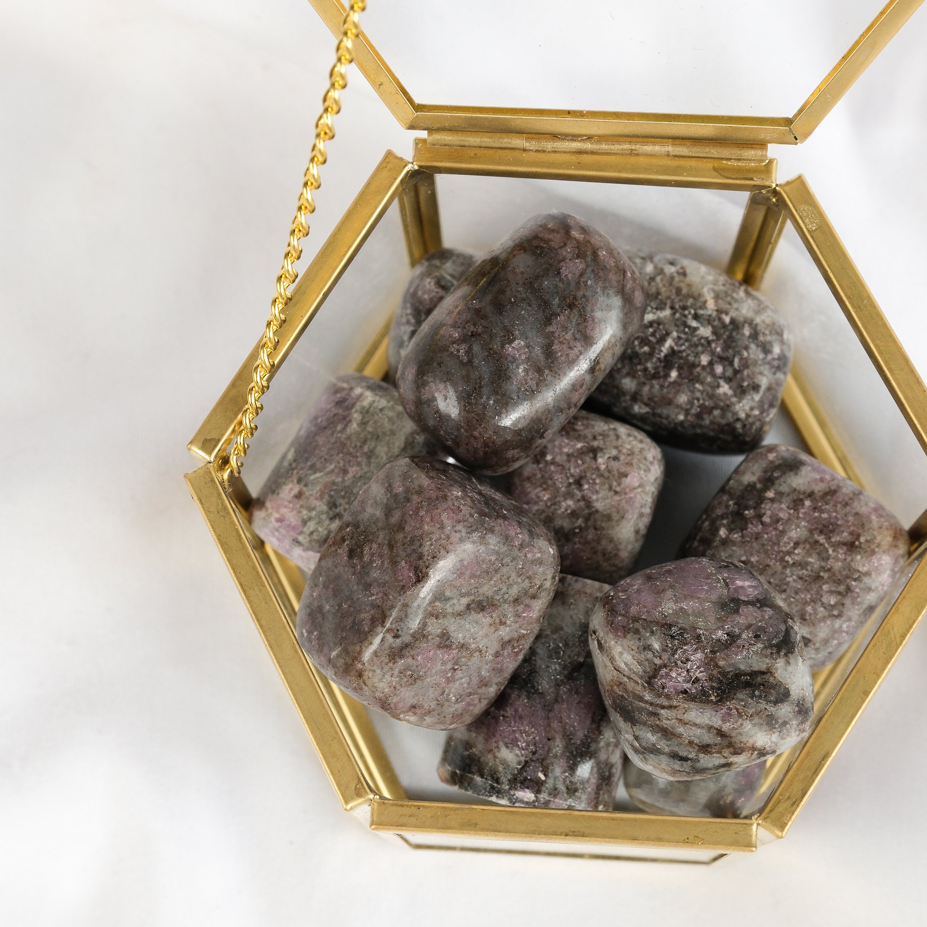 Ruby in Feldspar Tumble