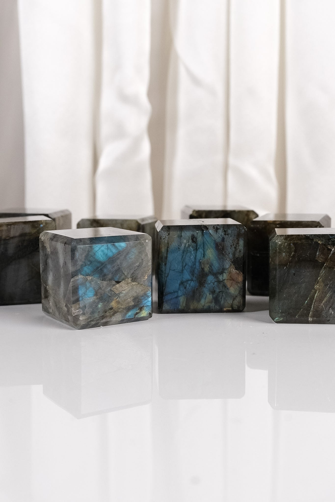 Labradorite Cube