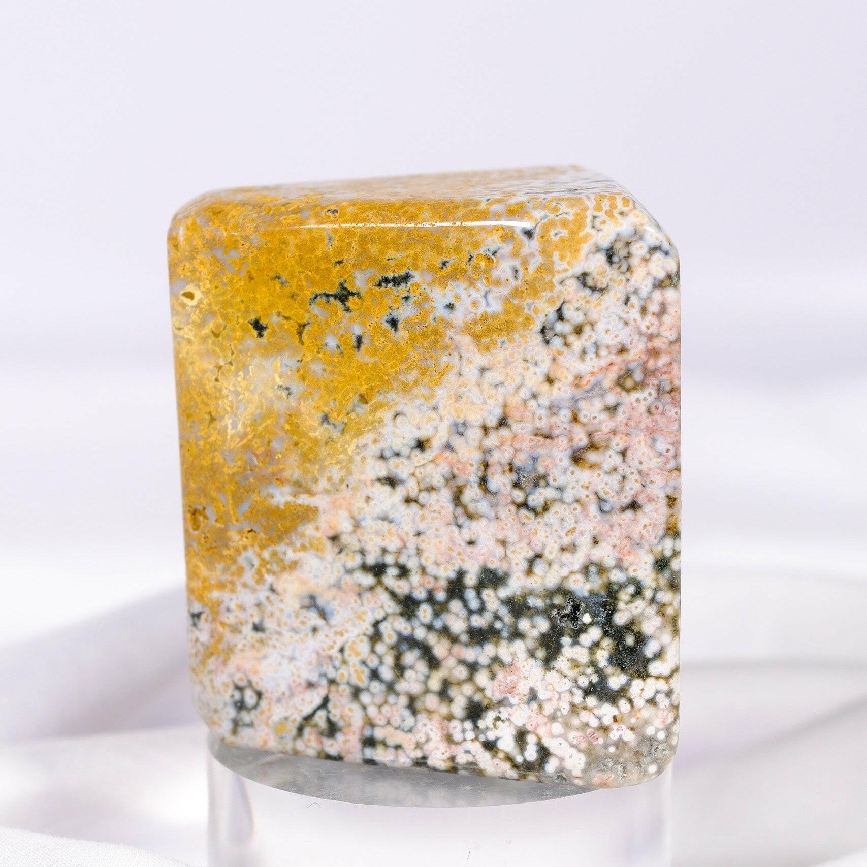 Ocean Jasper Freeform Healing Crystal.