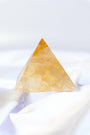 Golden Healer Pyramid Healing Crystal.