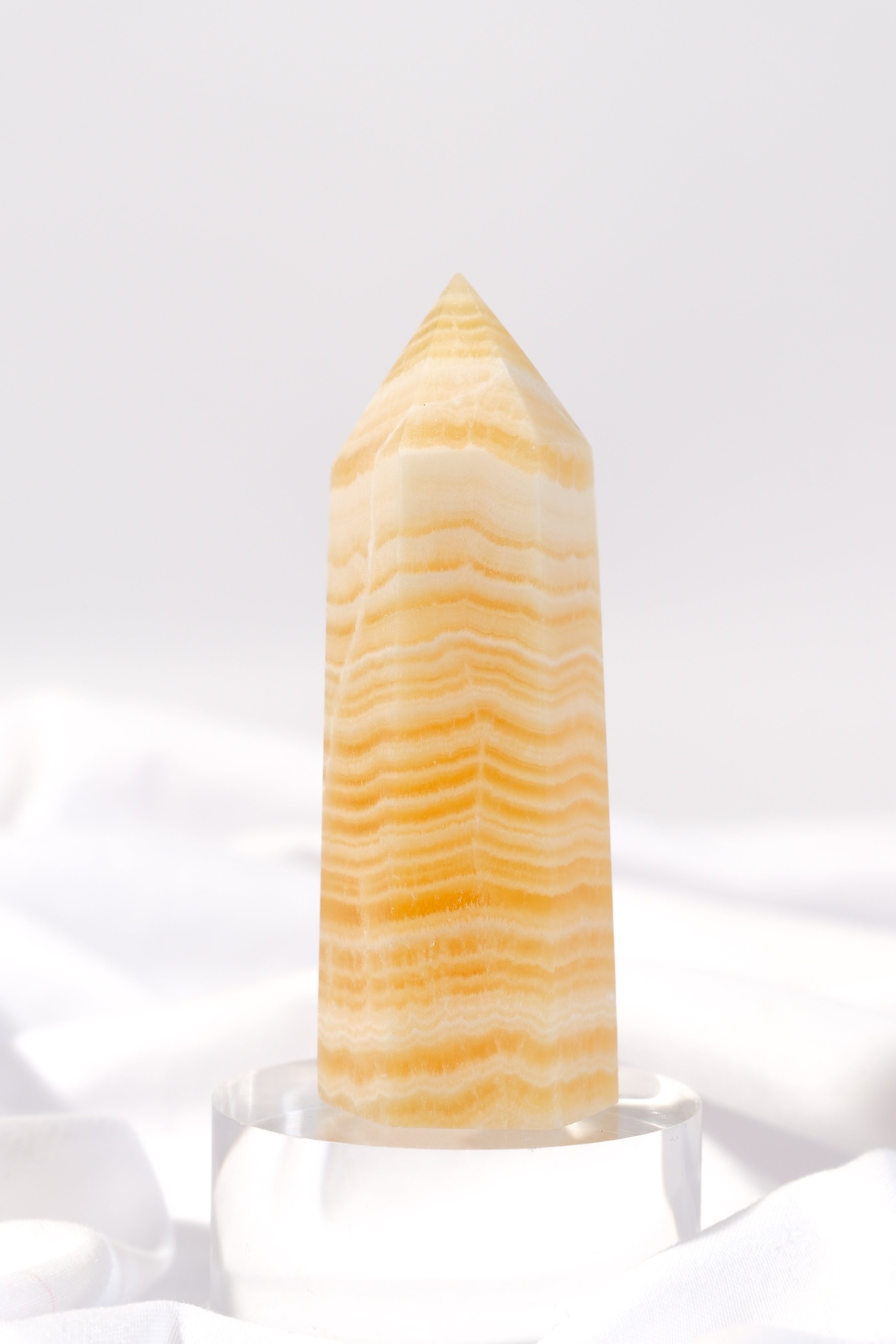 Orange Calcite Tower