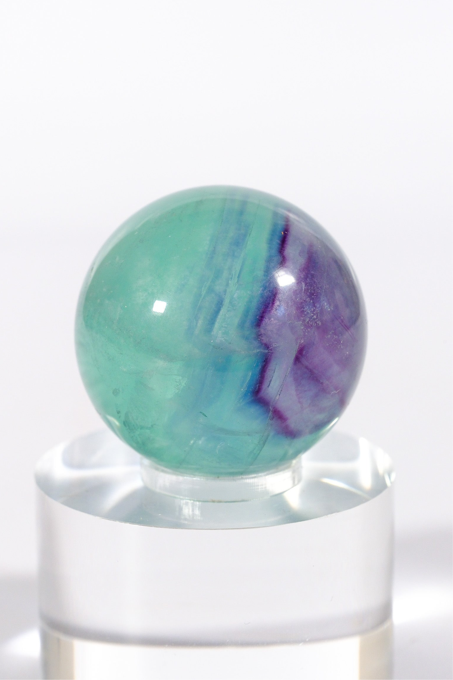 Fluorite Sphere Healing Crystal.
