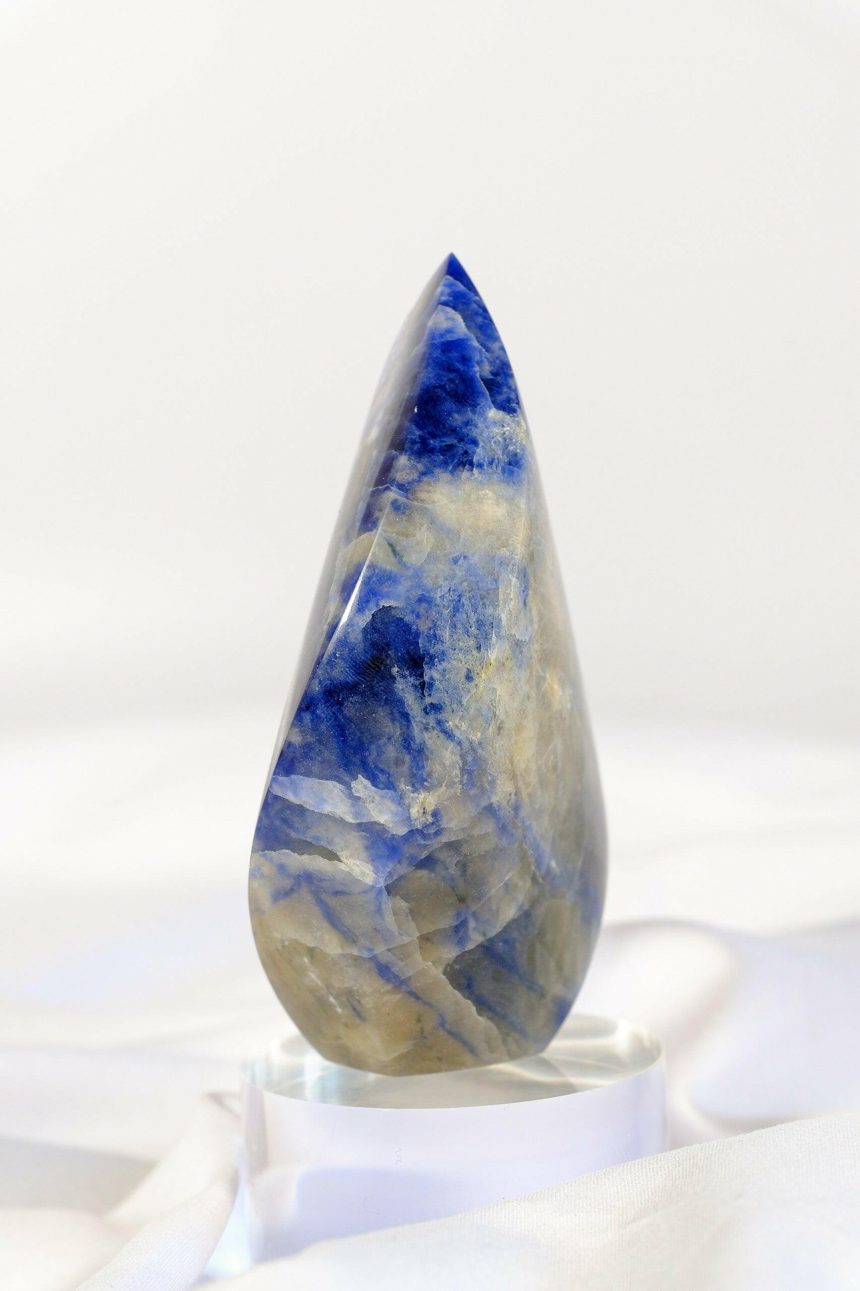 Sodalite Flame Healing Crystal.