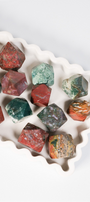 Ocean Jasper Polygon Freeform Large Healing Crystal.