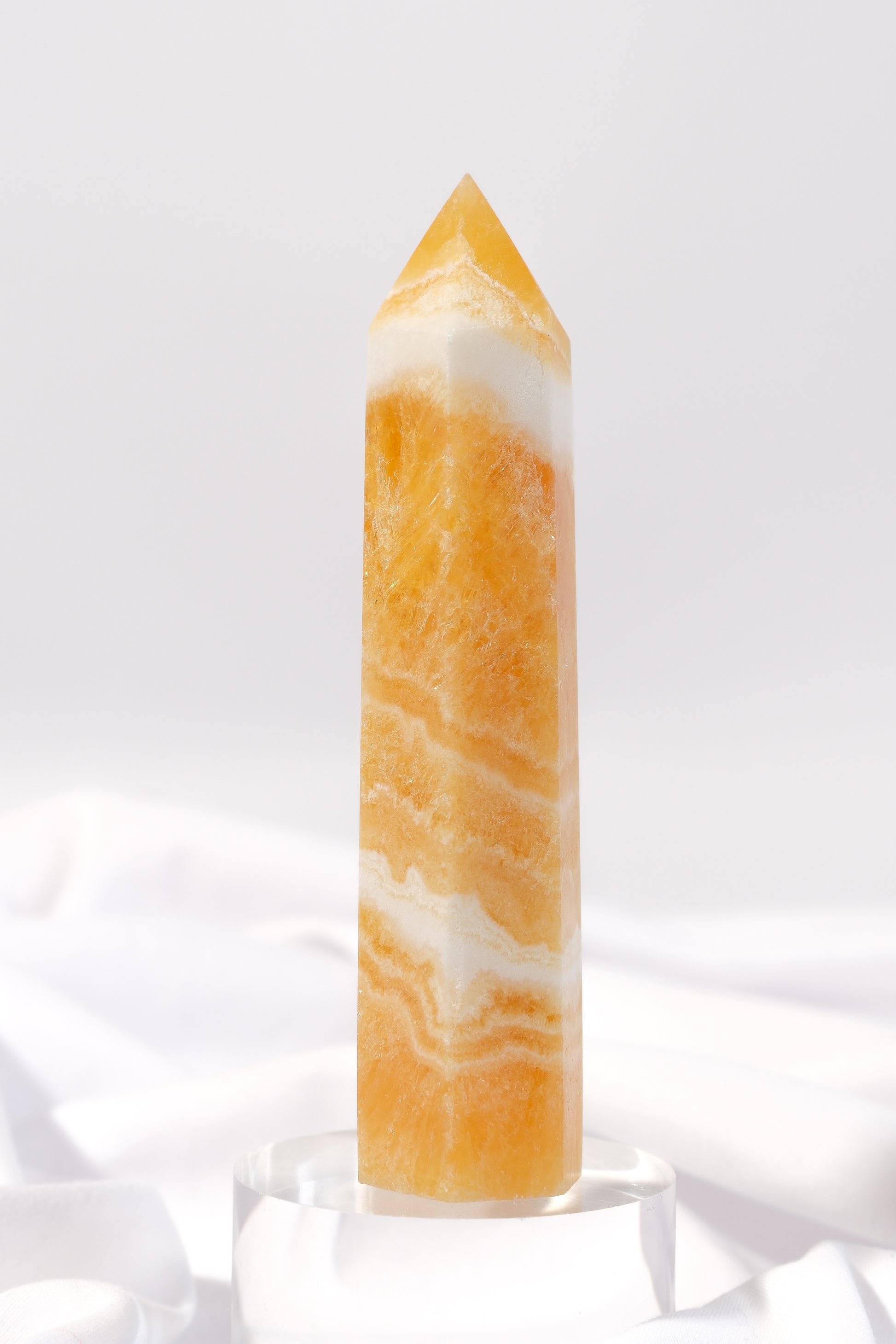 Orange Calcite Tower