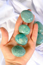 Amazonite Palmstone Healing Crystal.