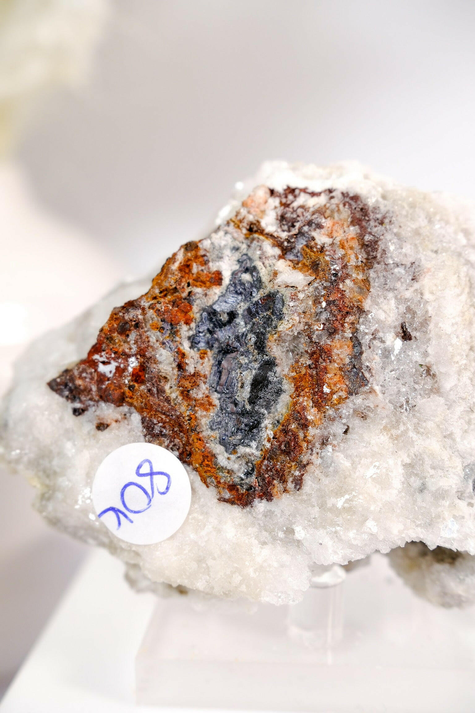 Selenite With Fluorite Cluster Healing Crystal.