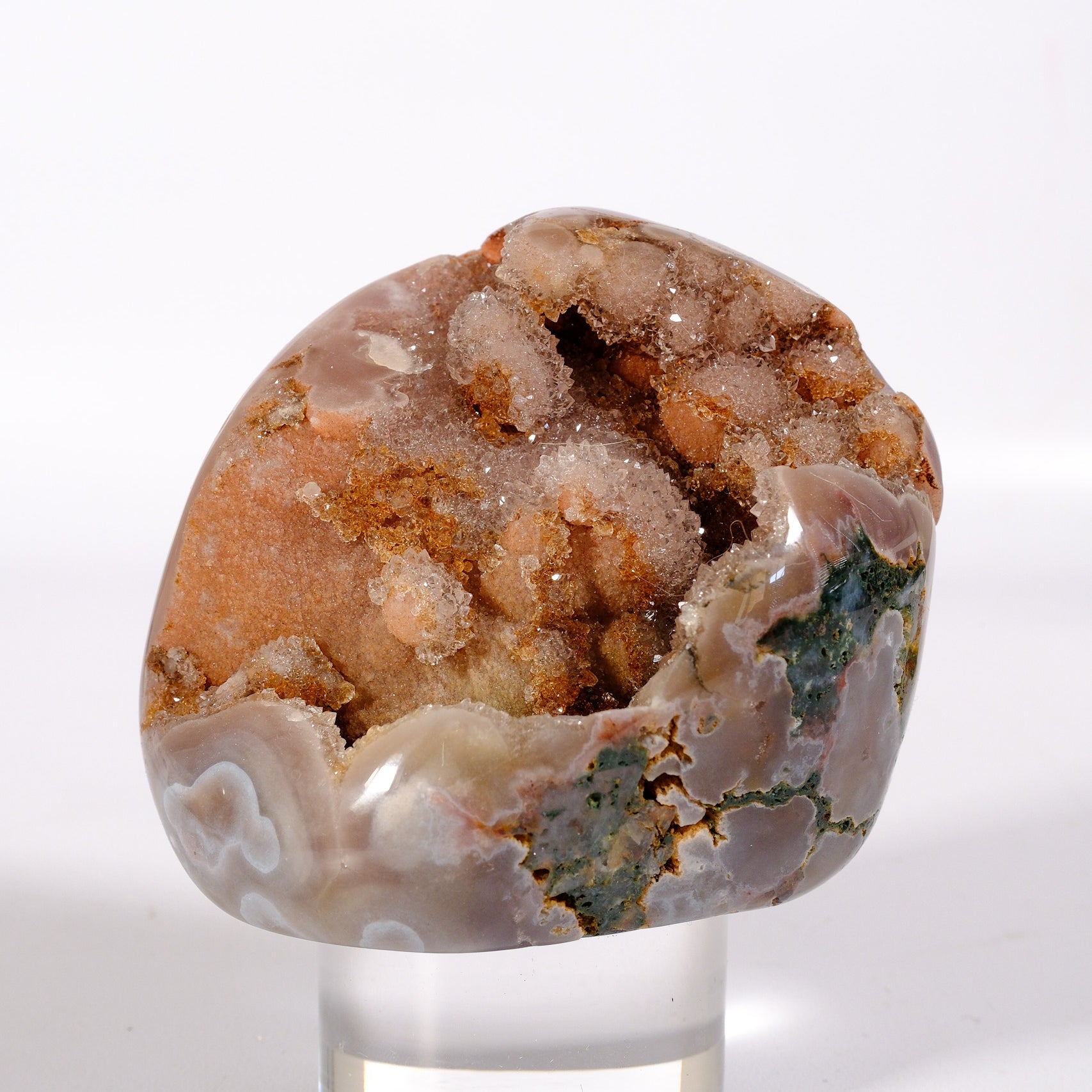 Pink Amethyst Freeform Cutbase