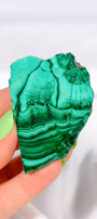 Malachite Slice Healing Crystal.