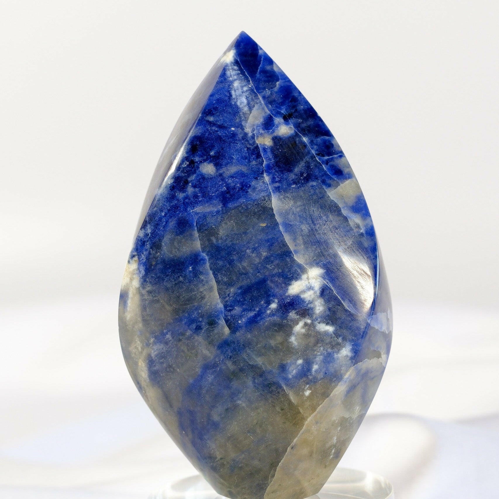 Sodalite Flame Healing Crystal.