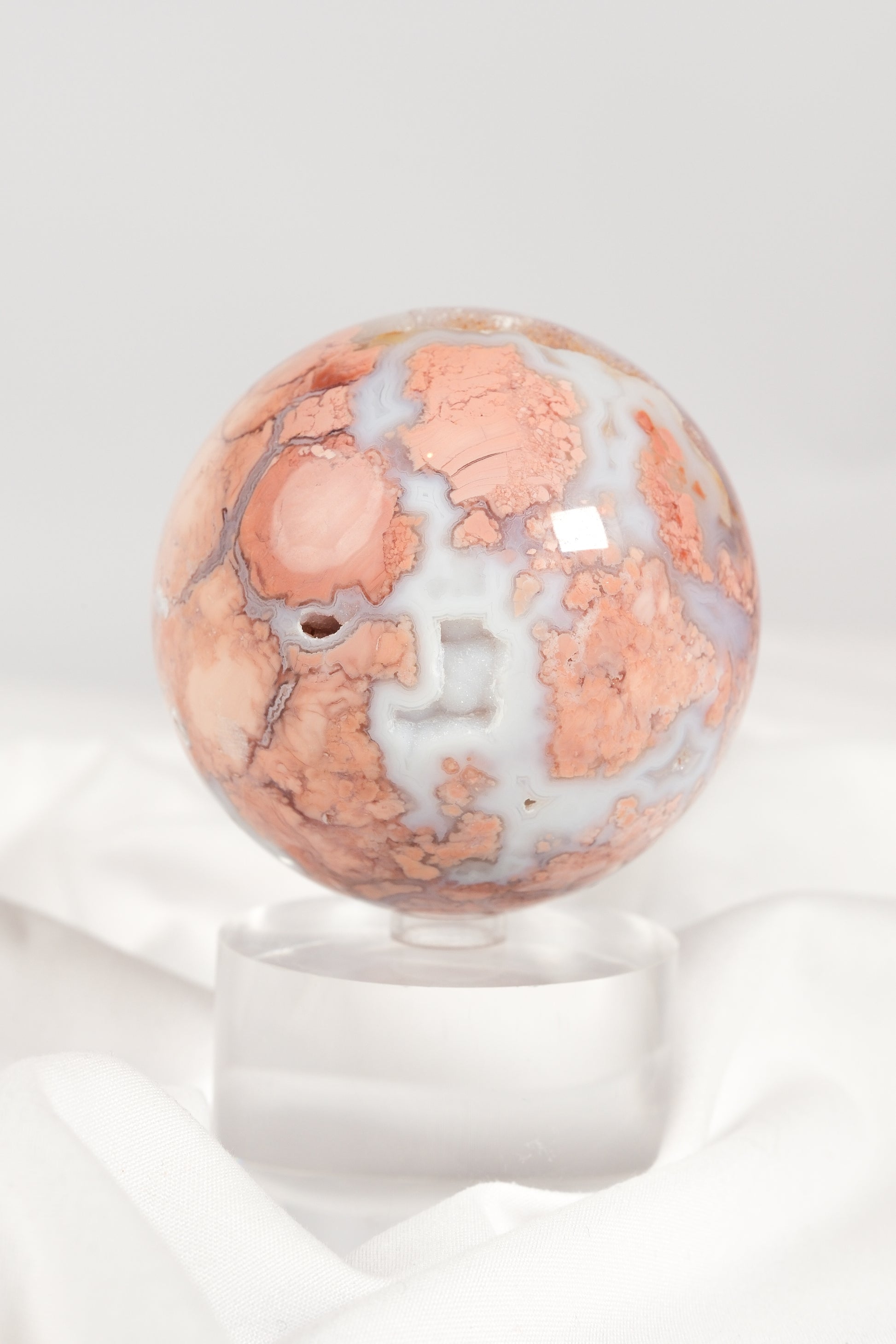 Pink Agate Sphere
