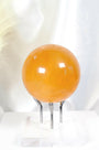 Honey Calcite Sphere Healing Crystal.