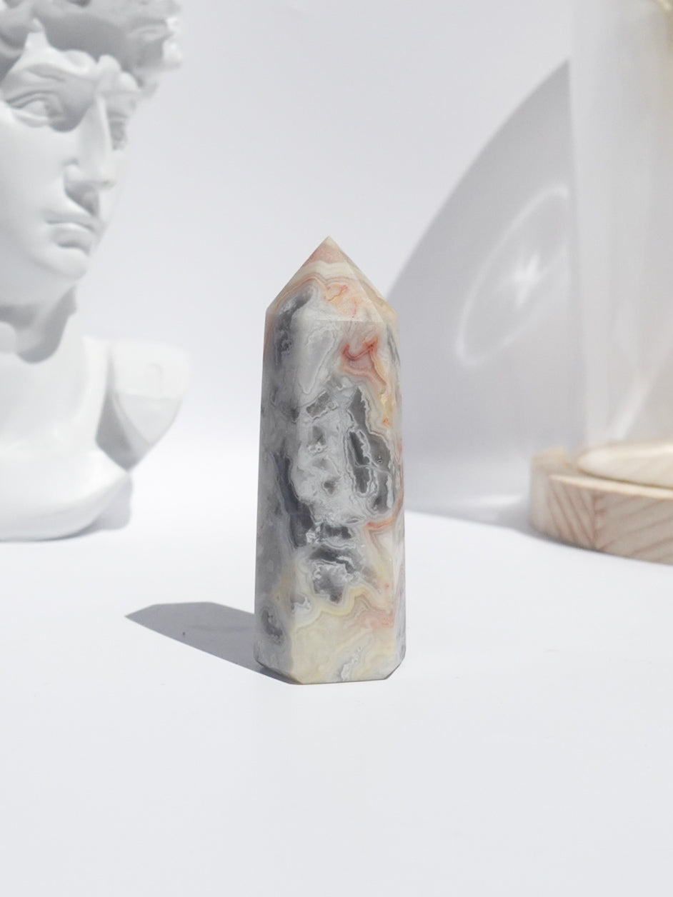 Crazy Lace Agate Tower